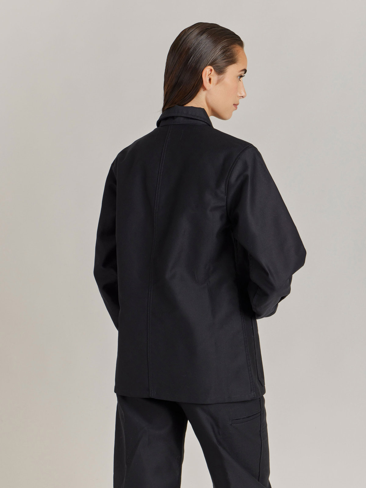 FEMME ウィメンズ 【Outlet】AN53 VESTE agnes b.×Dolmen ジャケット ブラック