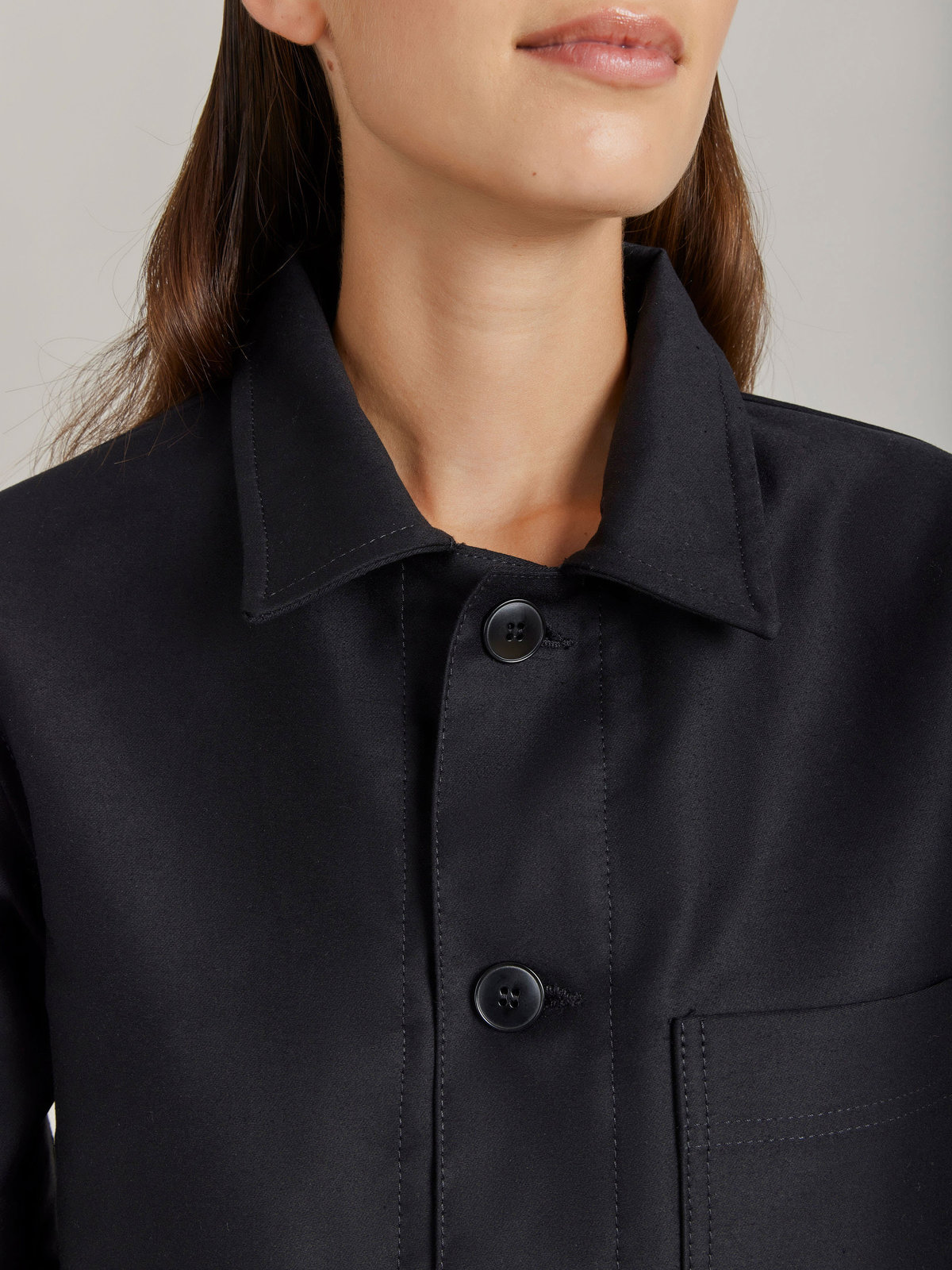 FEMME ウィメンズ 【Outlet】AN53 VESTE agnes b.×Dolmen ジャケット ブラック