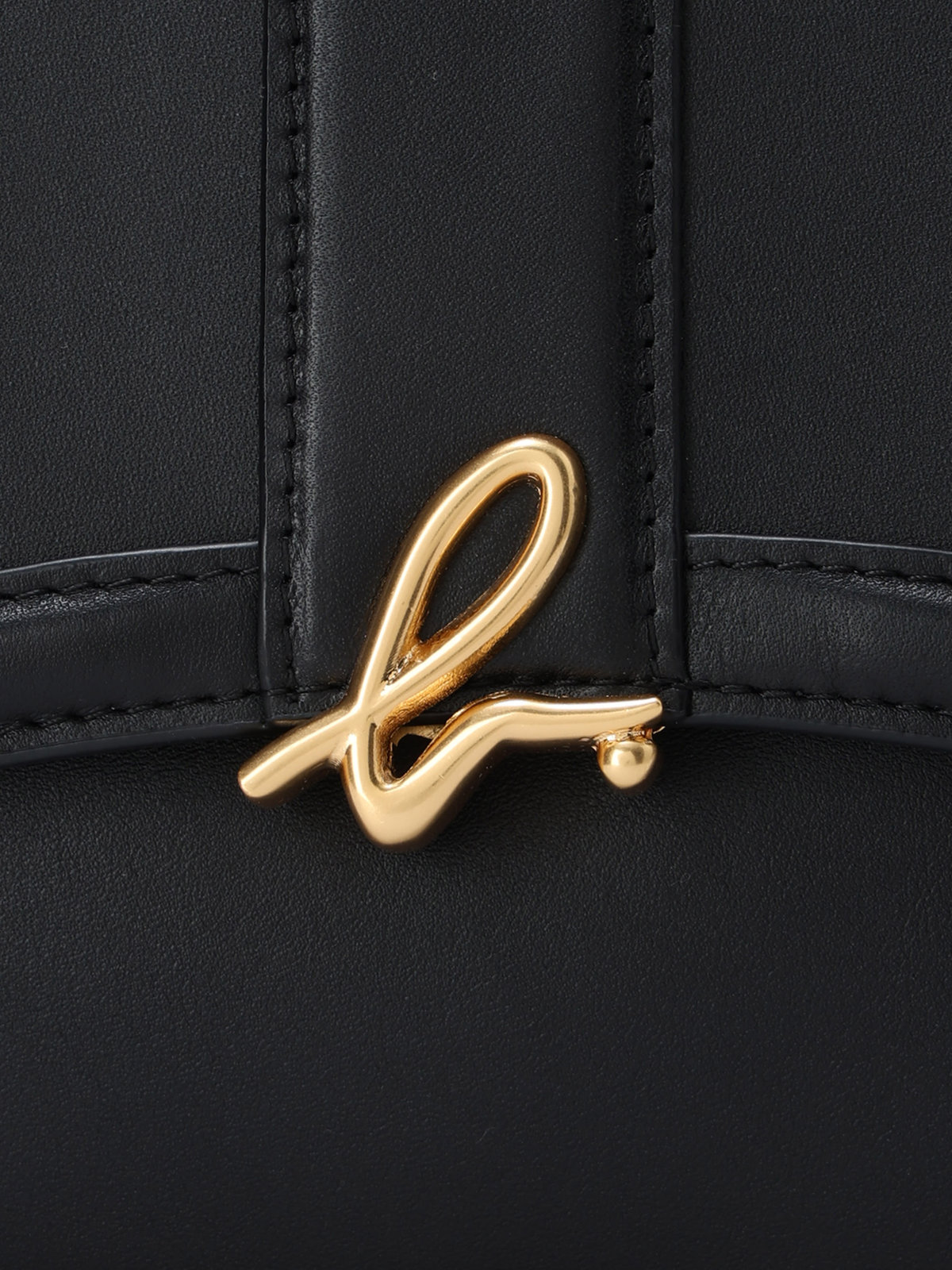 VOYAGE ウィメンズ バッグ＆ウォレット レザー ミディアム ショルダーバッグ”Ingrid” ZAS04-01 ブラック