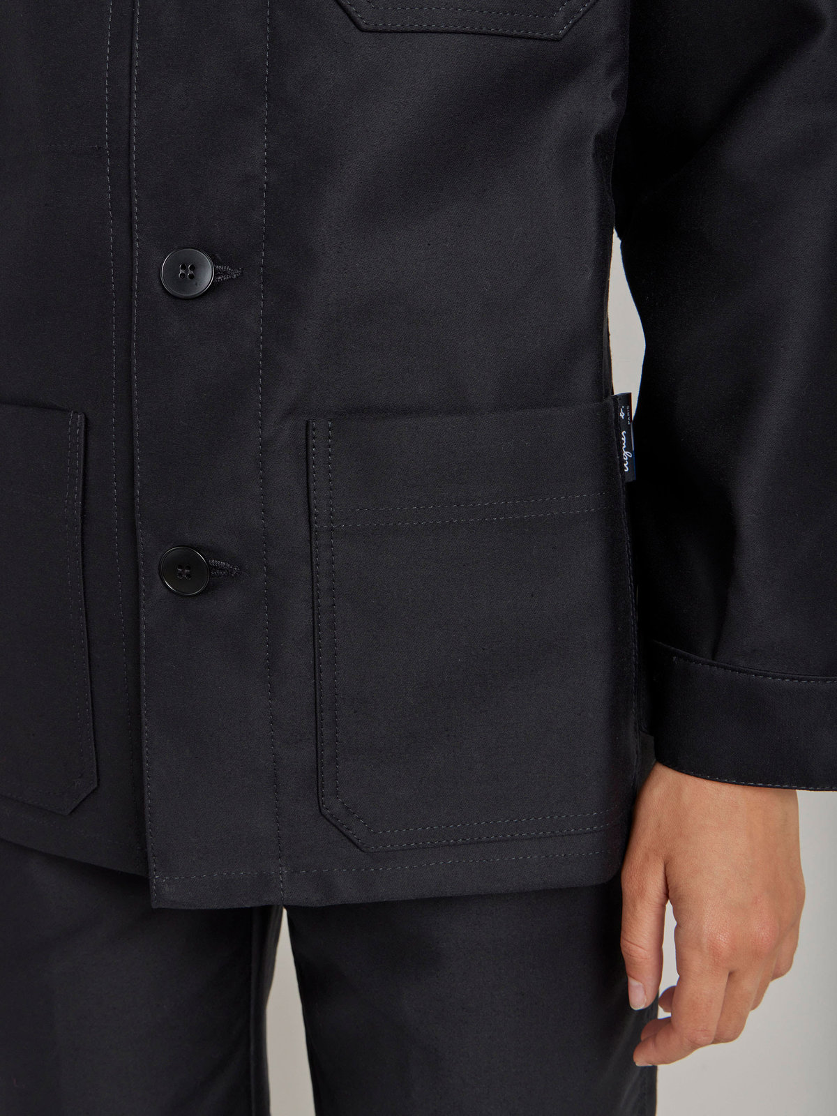 FEMME ウィメンズ 【Outlet】AN53 VESTE agnes b.×Dolmen ジャケット ブラック