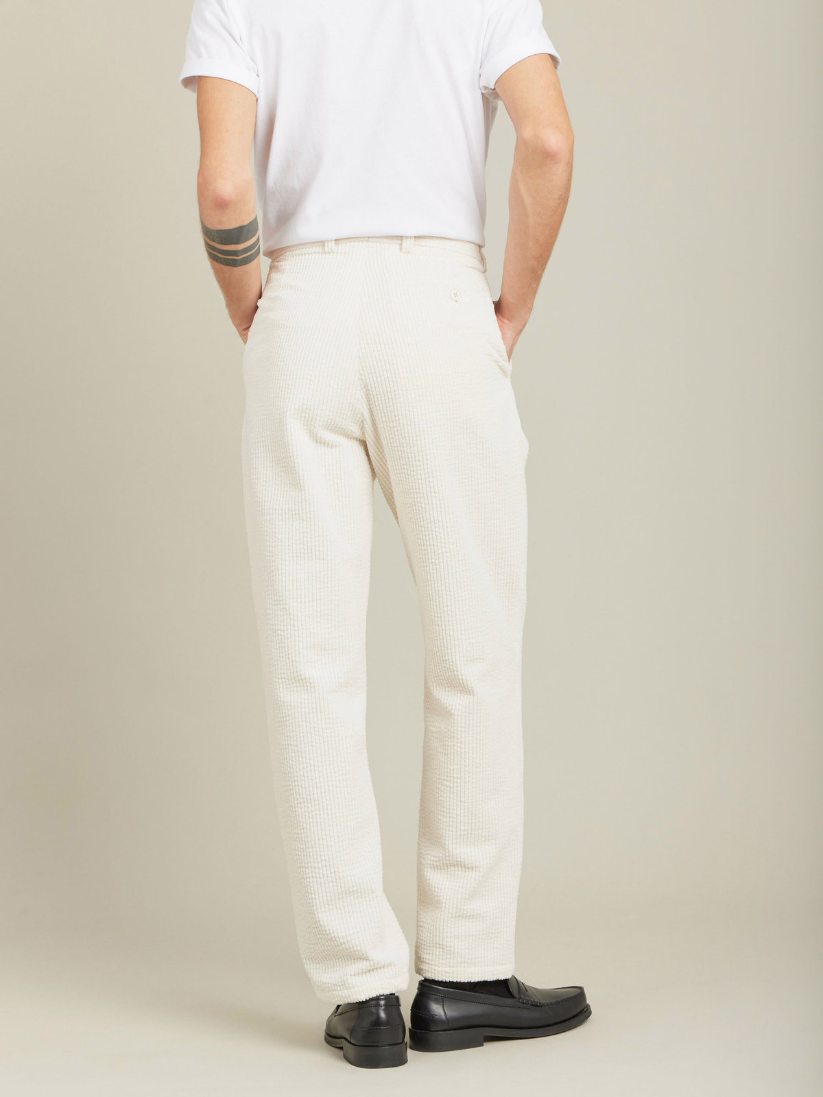 HOMME メンズ 【Outlet】UT69 PANTALON パンツ ホワイト系その他
