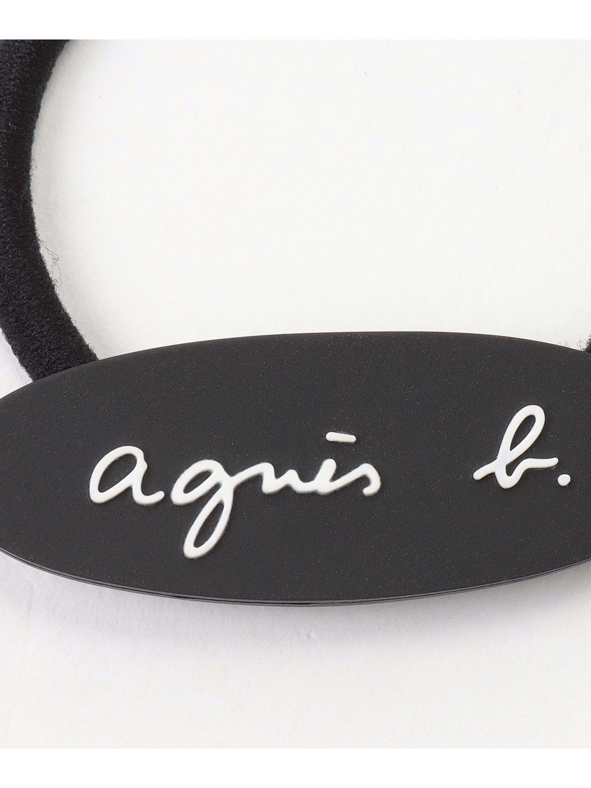 ENFANT ガールズ キッズ ロゴ ヘアゴム ホワイト