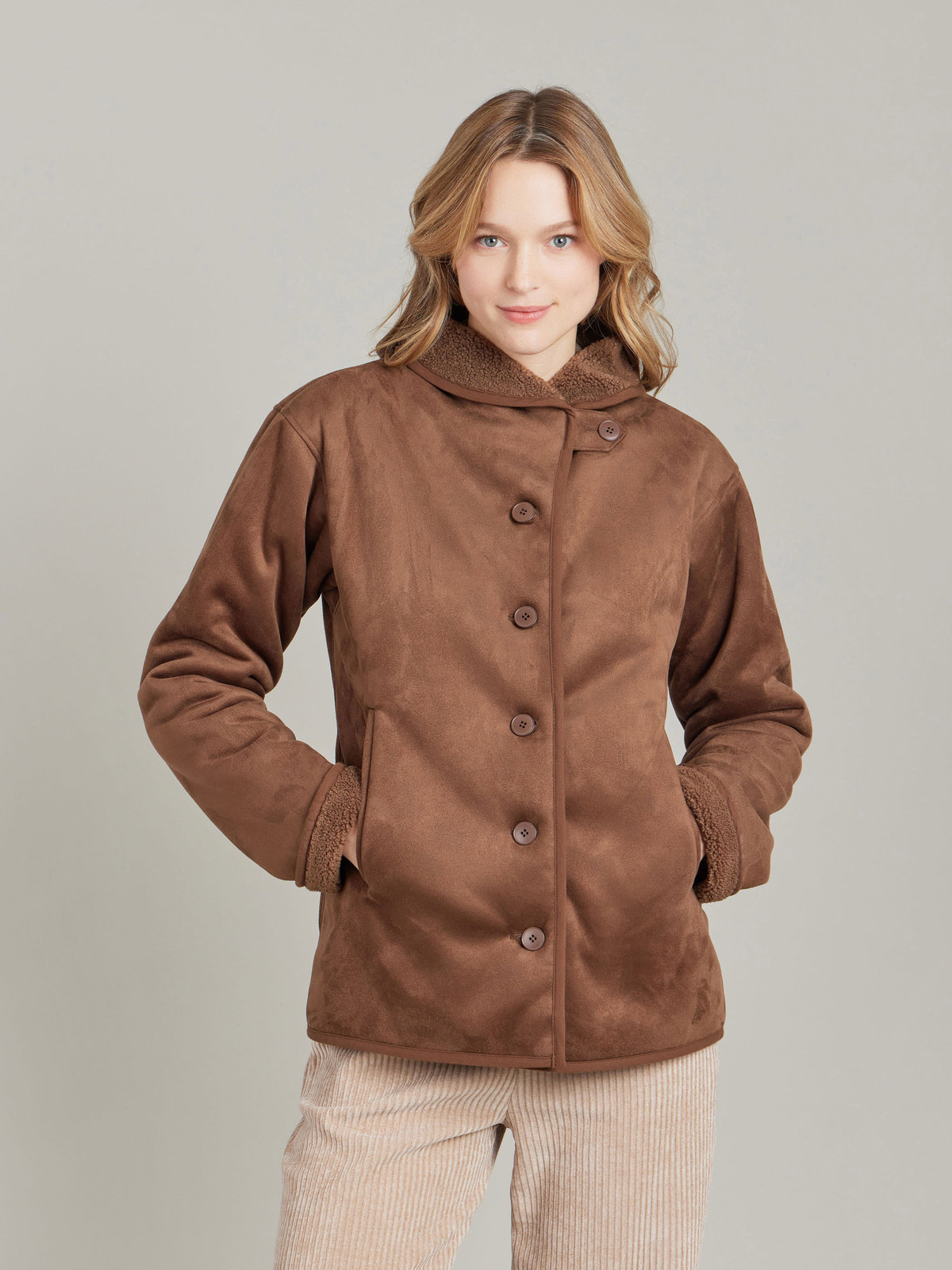 FEMME ウィメンズ 【Outlet】UT81 VESTE ジャケット ベージュ