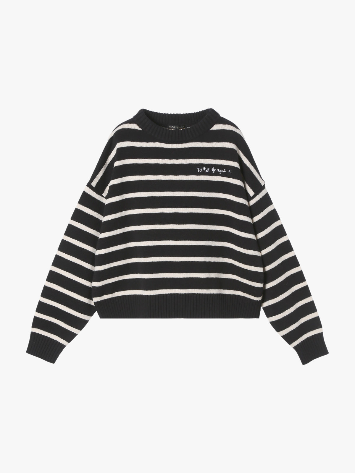 To b. by agnès b. SOFT KNIT SHORT PO ブルー系その他