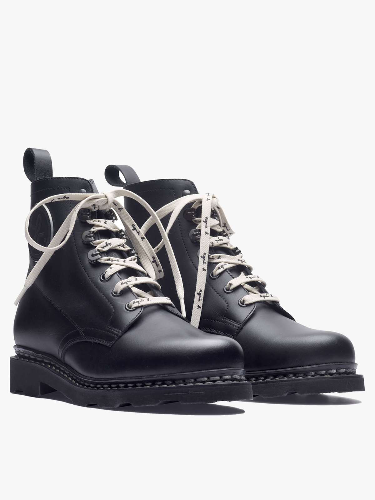 FEMME ウィメンズ CU01 BOTTINES agnes b. x PARABOOT ブーツ ブラック