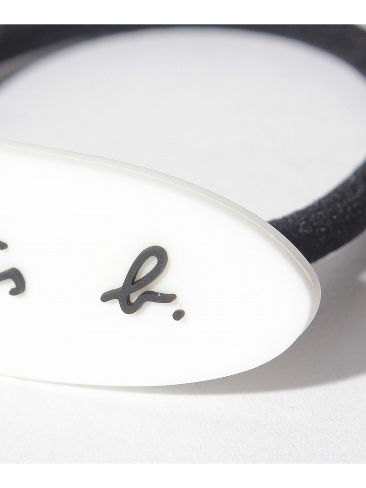 ENFANT ガールズ キッズ ロゴ ヘアゴム シルバー