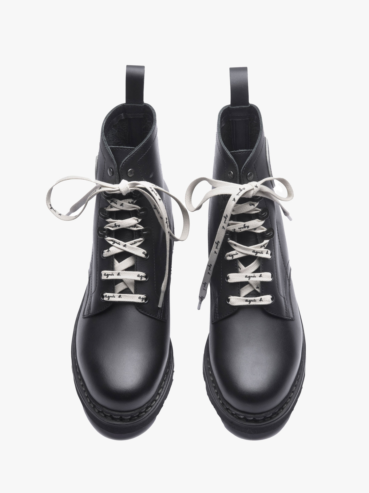 FEMME ウィメンズ CU01 BOTTINES agnes b. x PARABOOT ブーツ ブラック
