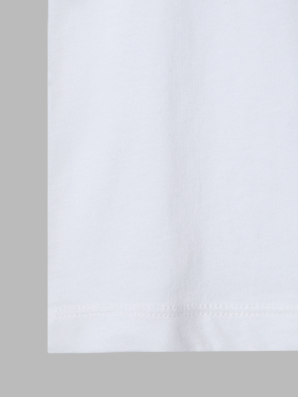 ENFANT ベビー ベビー リボンプリント コットン 半袖 Tシャツ ホワイト