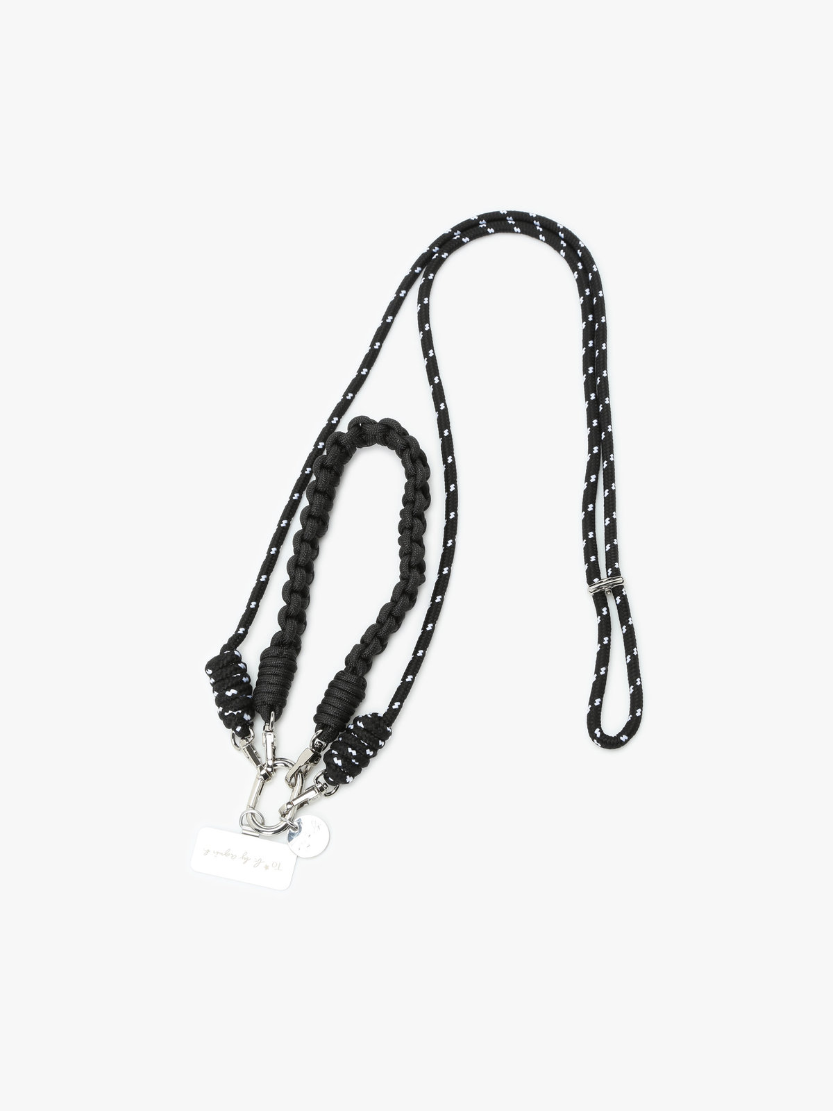 To b. by agnès b. 【Outlet】モバイル ショルダーストラップ＆ハンドルストラップ セット ブラック