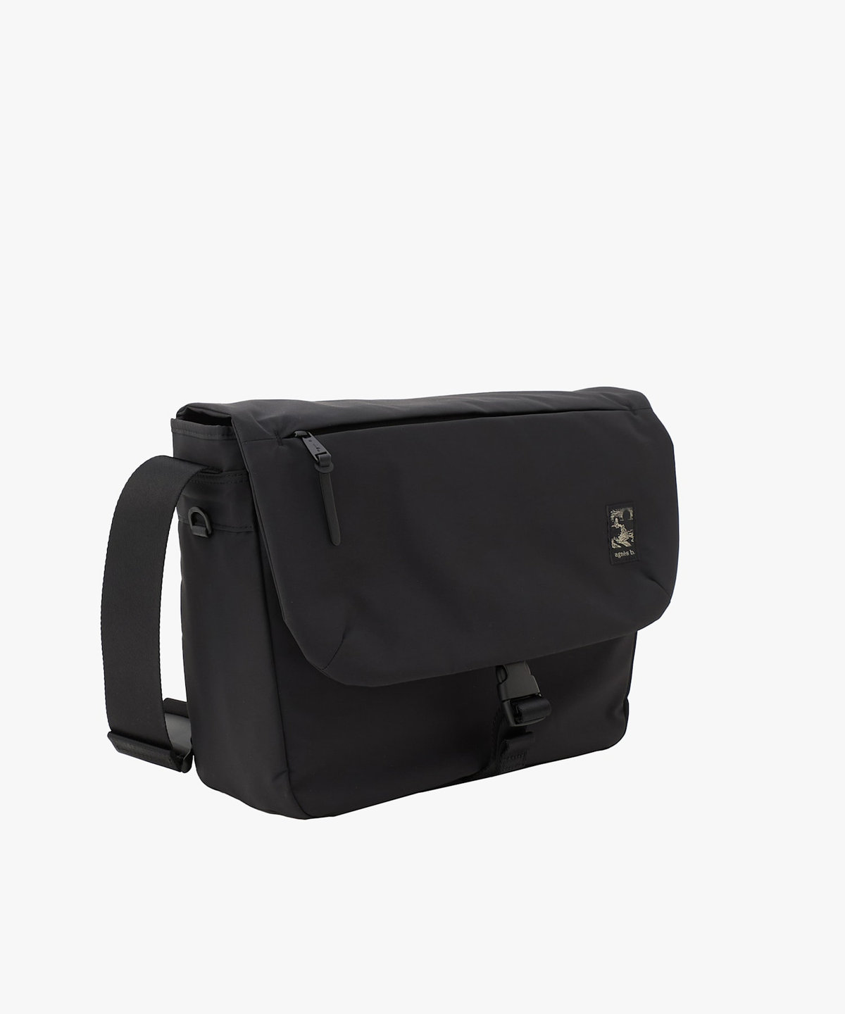 VOYAGE メンズ バッグ＆ウォレット ナイロン ラージ ショルダーバッグ "Trip" ZAH01-09 ブラック