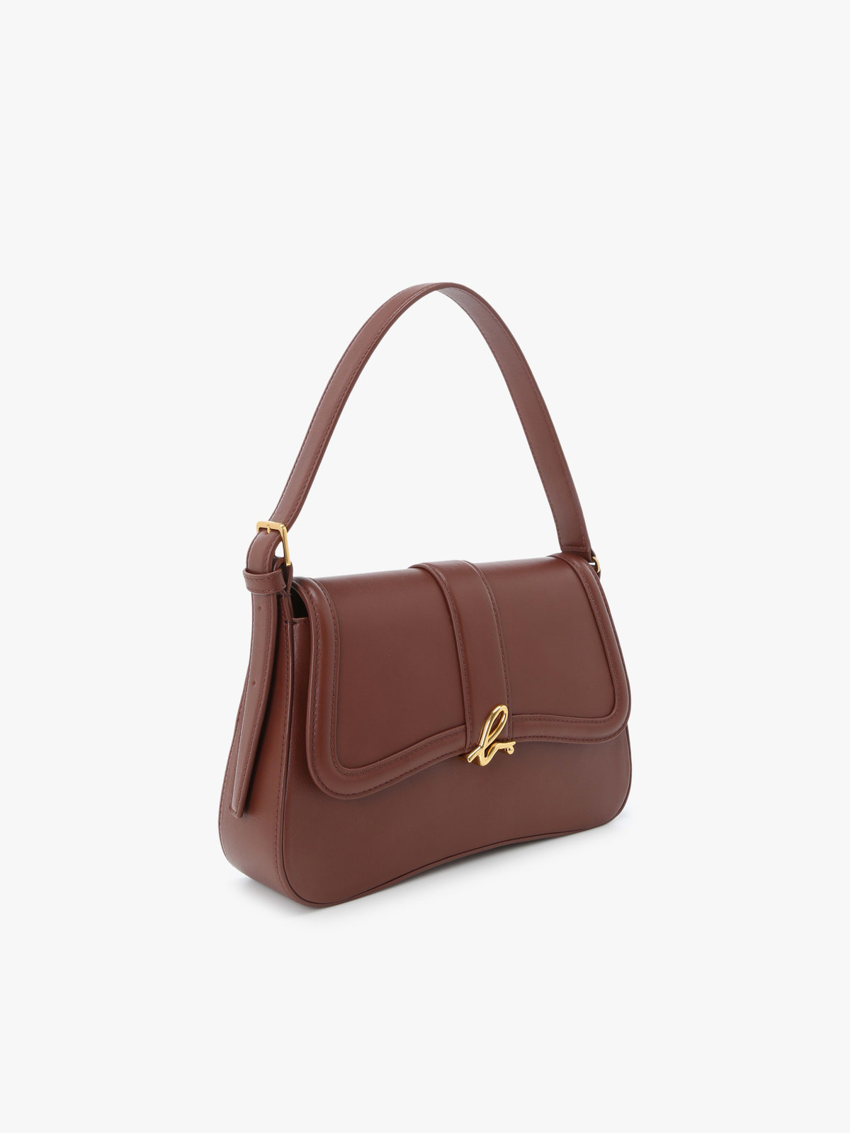 VOYAGE ウィメンズ バッグ＆ウォレット レザー ミディアム ショルダーバッグ”Ingrid” ZAS04-01 ブラウン