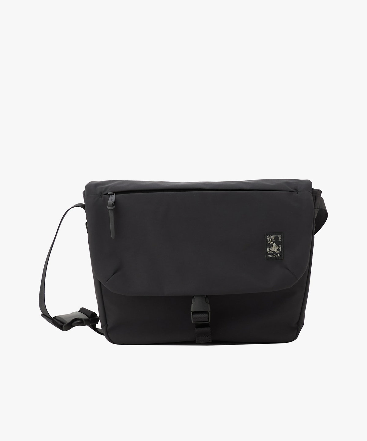 VOYAGE メンズ バッグ＆ウォレット ナイロン ラージ ショルダーバッグ "Trip" ZAH01-09 ブラック