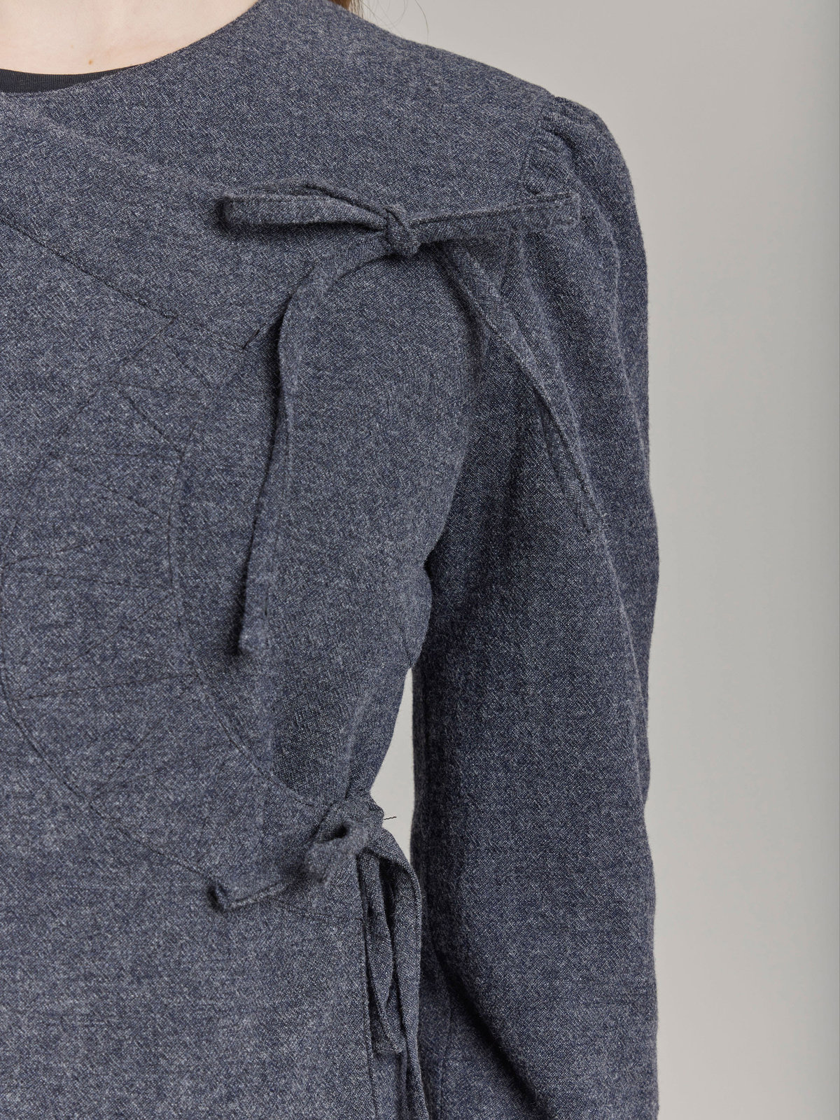 FEMME ウィメンズ 【Outlet】UBJ0 VESTE ジャケット グレー×ブラック