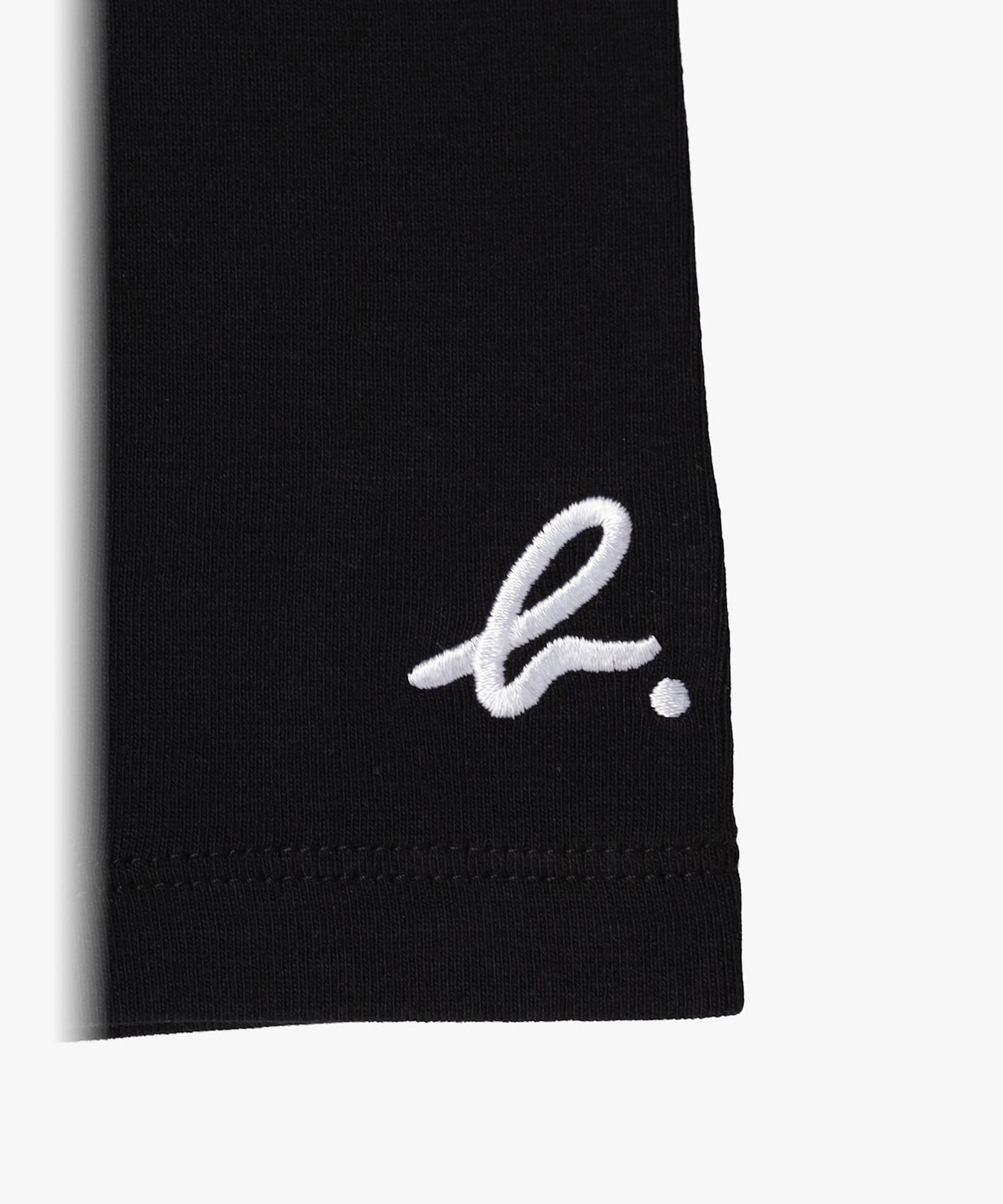 ENFANT ユニセックス キッズ "b."ロゴ 刺繍 コットン レギンス "Jericho" ブラック