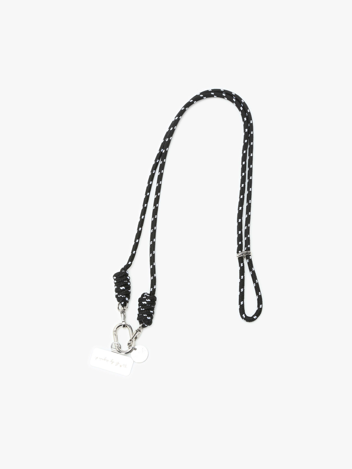 To b. by agnès b. 【Outlet】モバイル ショルダーストラップ＆ハンドルストラップ セット ブラック