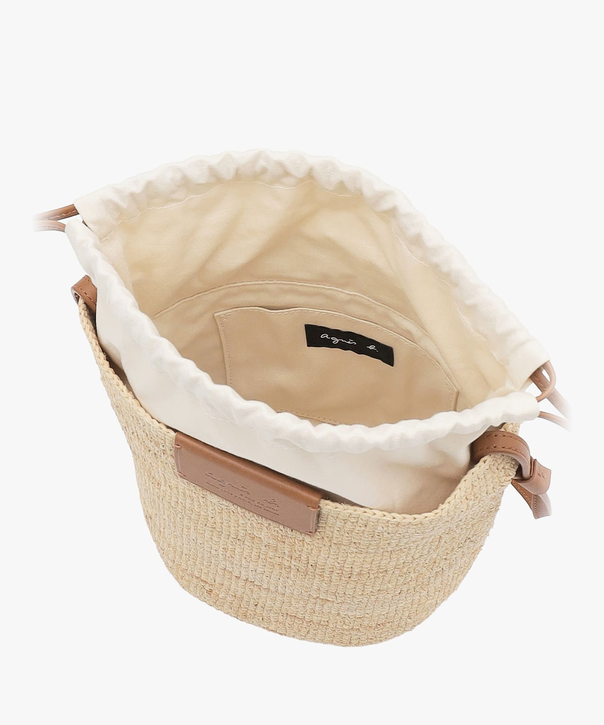 VOYAGE ウィメンズ バッグ＆ウォレット ラフィア スモール ショルダーバッグ YAX08-02 キャメル