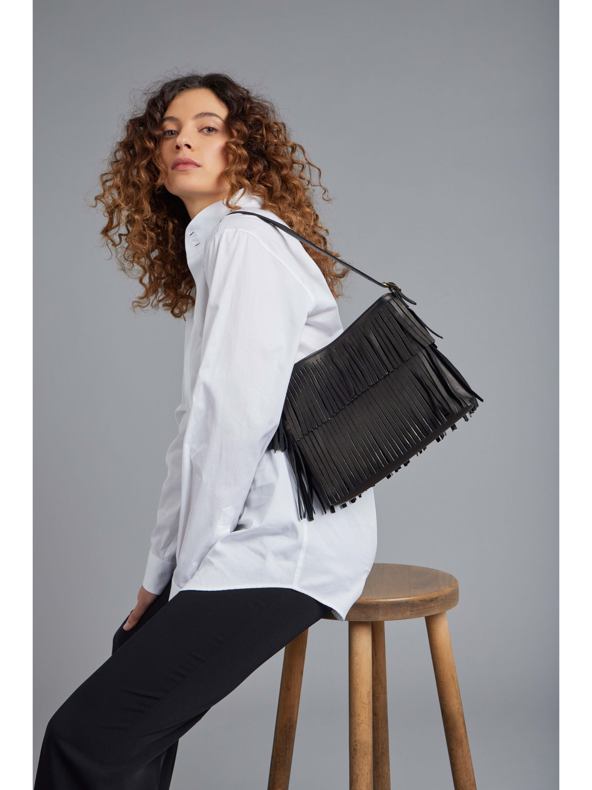 FEMME ウィメンズ 【Outlet】CU01 SAC ショルダーバッグ ブラック