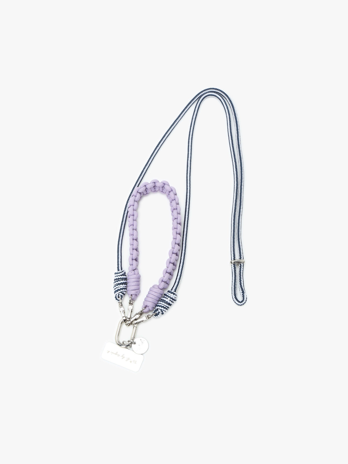 To b. by agnès b. 【Outlet】モバイル ショルダーストラップ＆ハンドルストラップ セット パープル