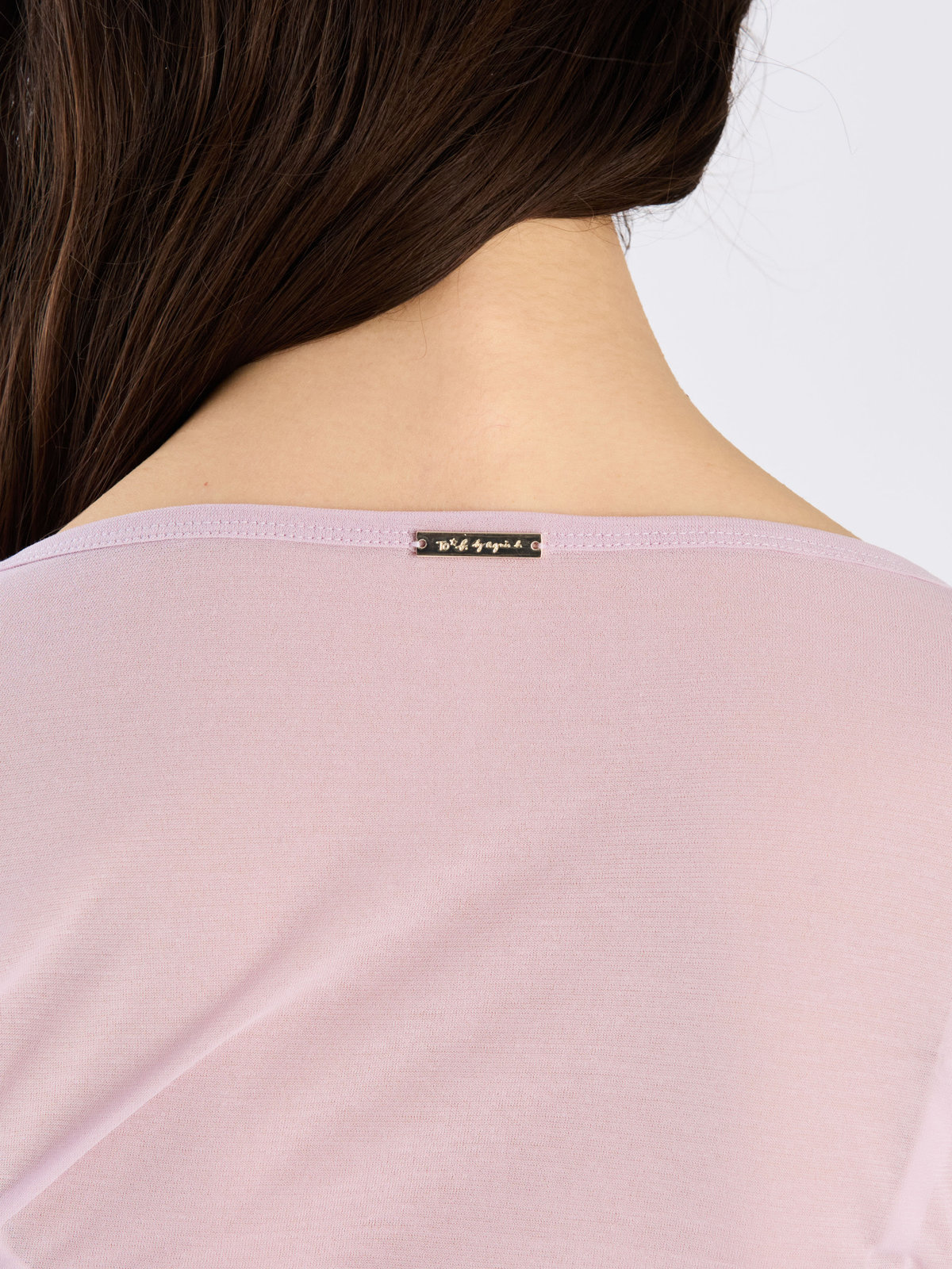 To b. by agnès b. 【Outlet】シアーロングTシャツ ピンク