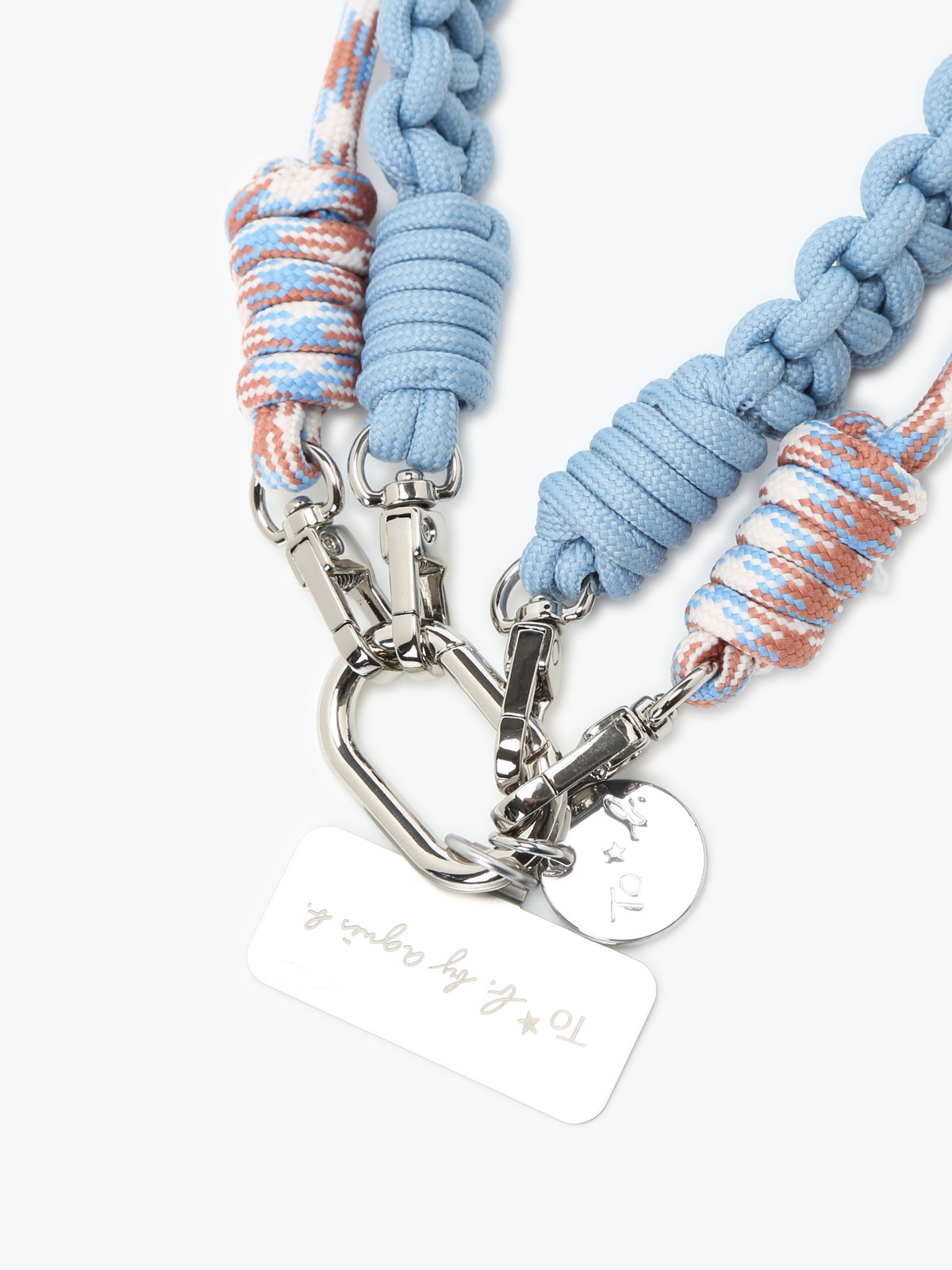 To b. by agnès b. 【Outlet】モバイル ショルダーストラップ＆ハンドルストラップ セット ブルー