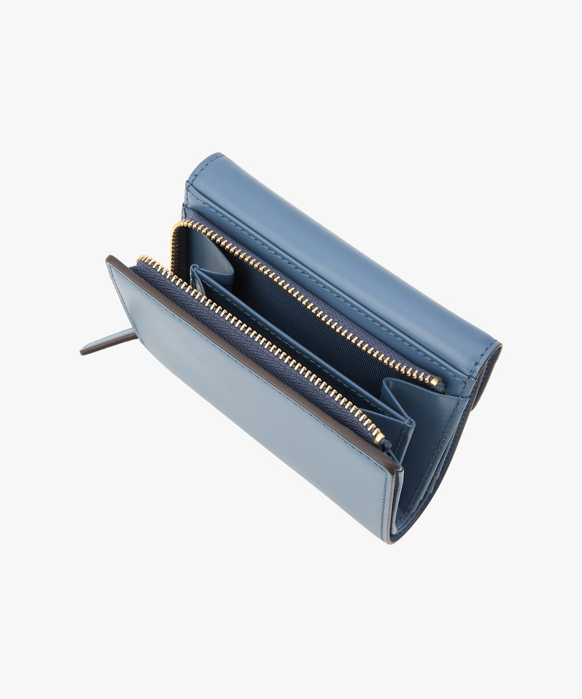 VOYAGE ウィメンズ バッグ＆ウォレット レザー 三つ折り ウォレット "ava" TAW02A-01 ブルー系その他