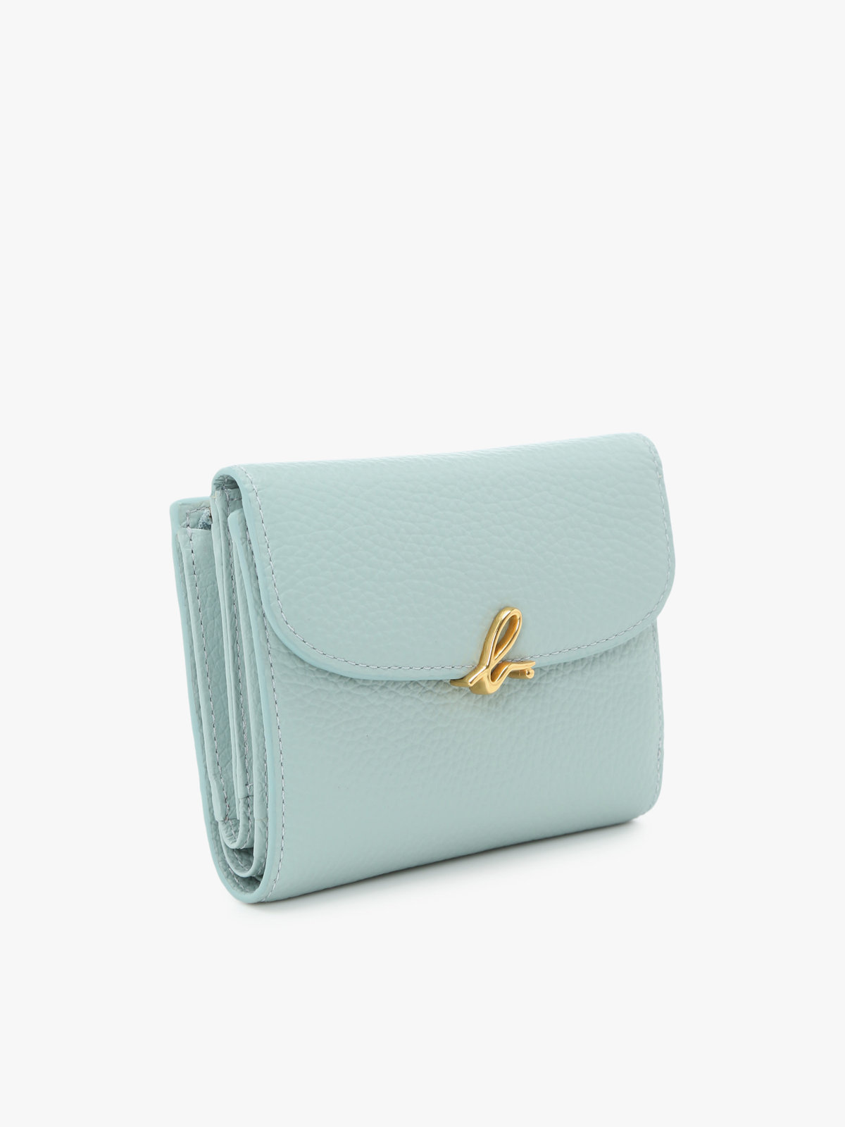 VOYAGE ウィメンズ バッグ＆ウォレット レザー 三つ折り ウォレット ”The b.” ABW02-01 ブルー