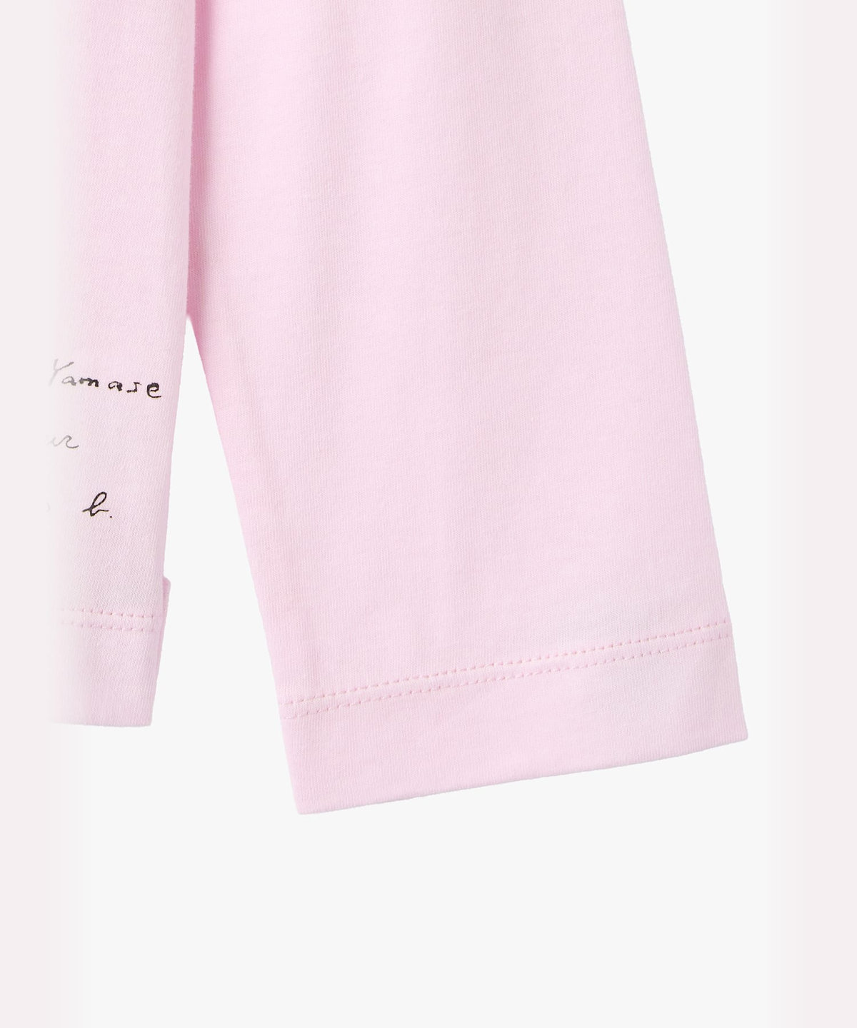 ENFANT ユニセックス キッズ プリント コットン 長袖 カーディガンプレッション agnes b.×mayumi yamase ピンク