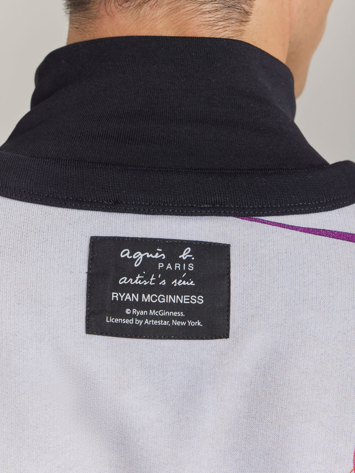 HOMME メンズ 【Outlet】NU37 CARDIGAN アーティスト ジップカーディガン Ryan McGinness マルチ