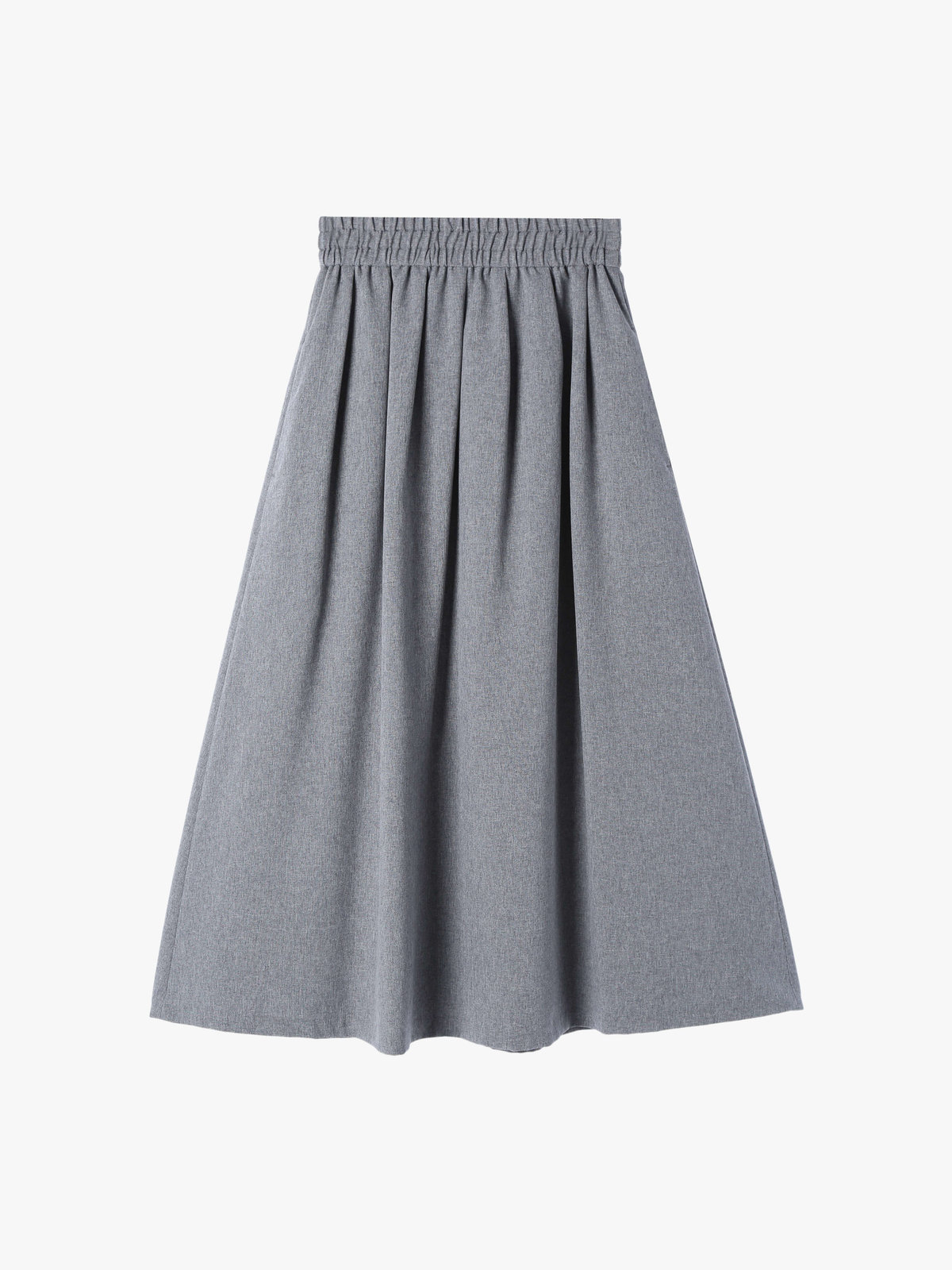 To b. by agnès b. 【Outlet】セミフレアスカート グレー