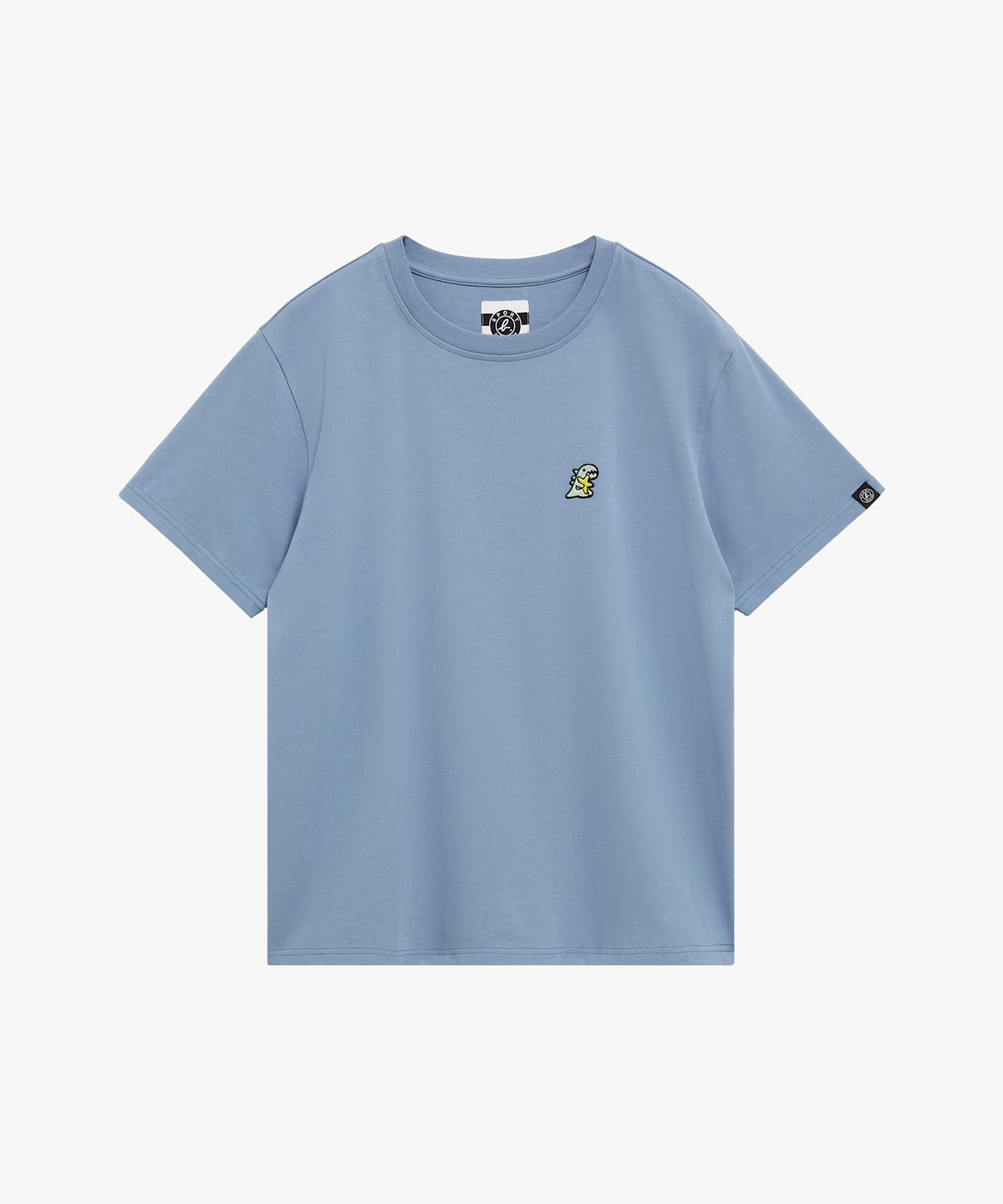 HOMME メンズ SPORT b.  オーガニックコットン 半袖 Tシャツ "Hugging Dino" ライトブルー