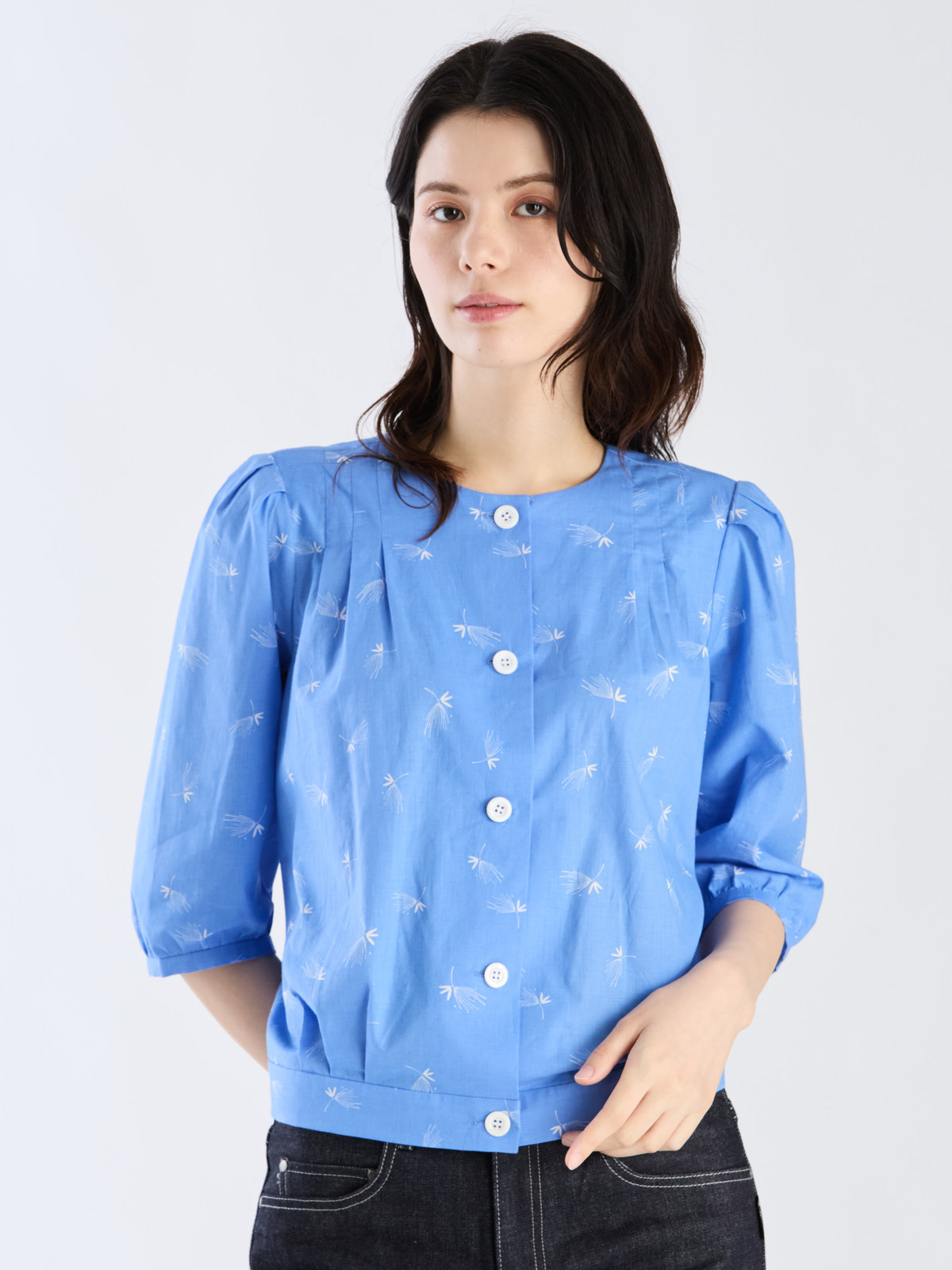 FEMME ウィメンズ IDQ9 CHEMISE ブラウス ネイビー
