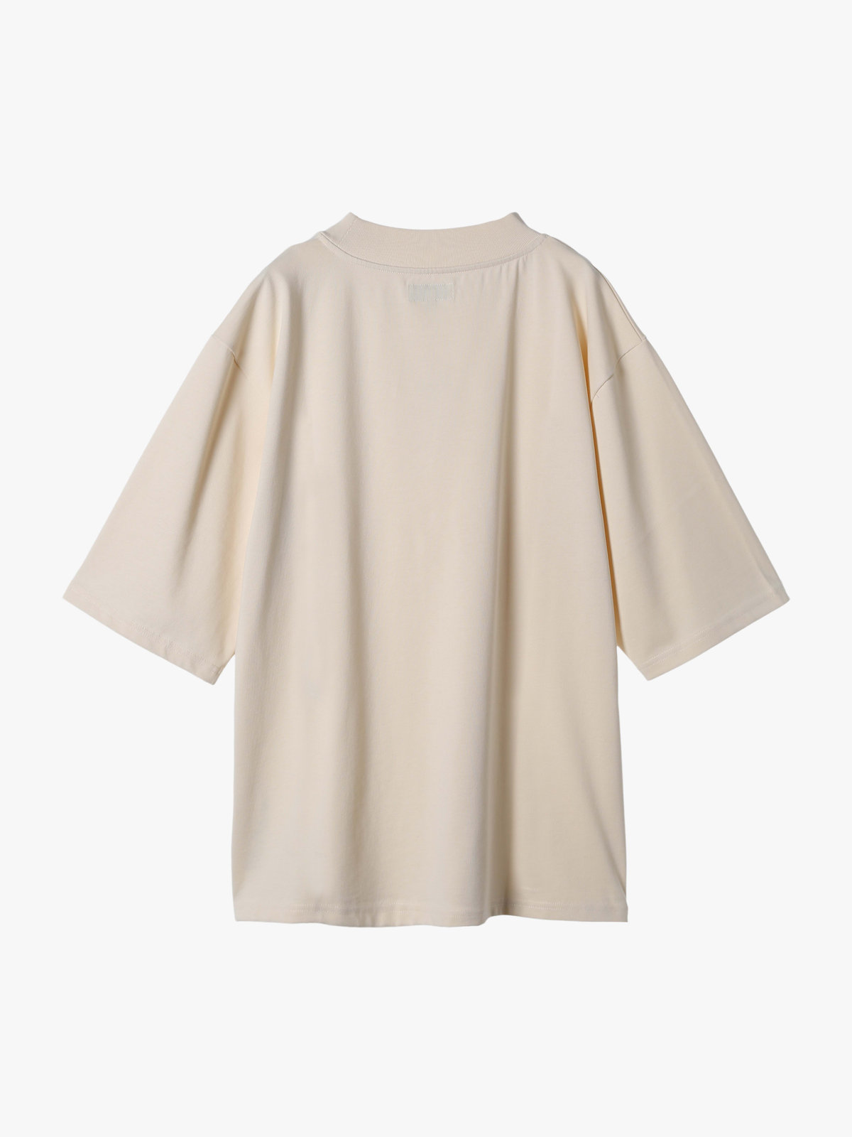 HOMME メンズ メンズ 刺繍 コットン 半袖 Tシャツ ”Lezard” ホワイト