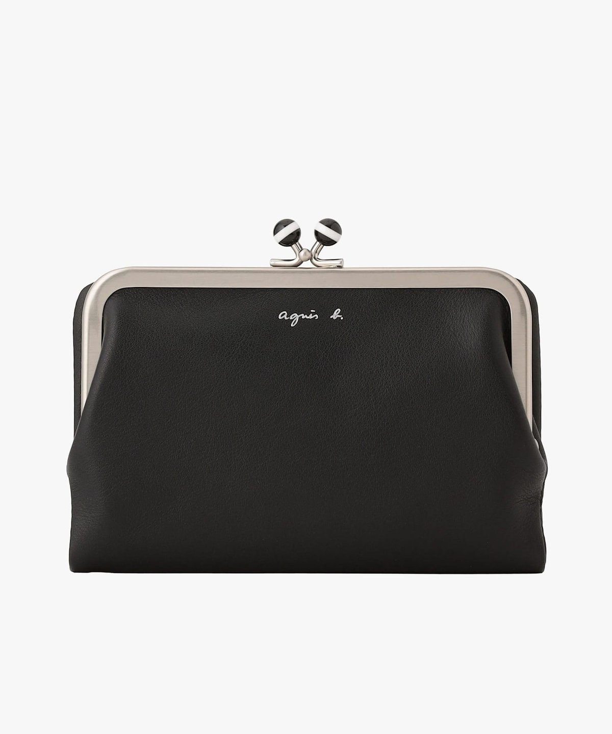 VOYAGE ウィメンズ バッグ＆ウォレット レザー がま口 ウォレット "Irene" PAW07-03 ブラック