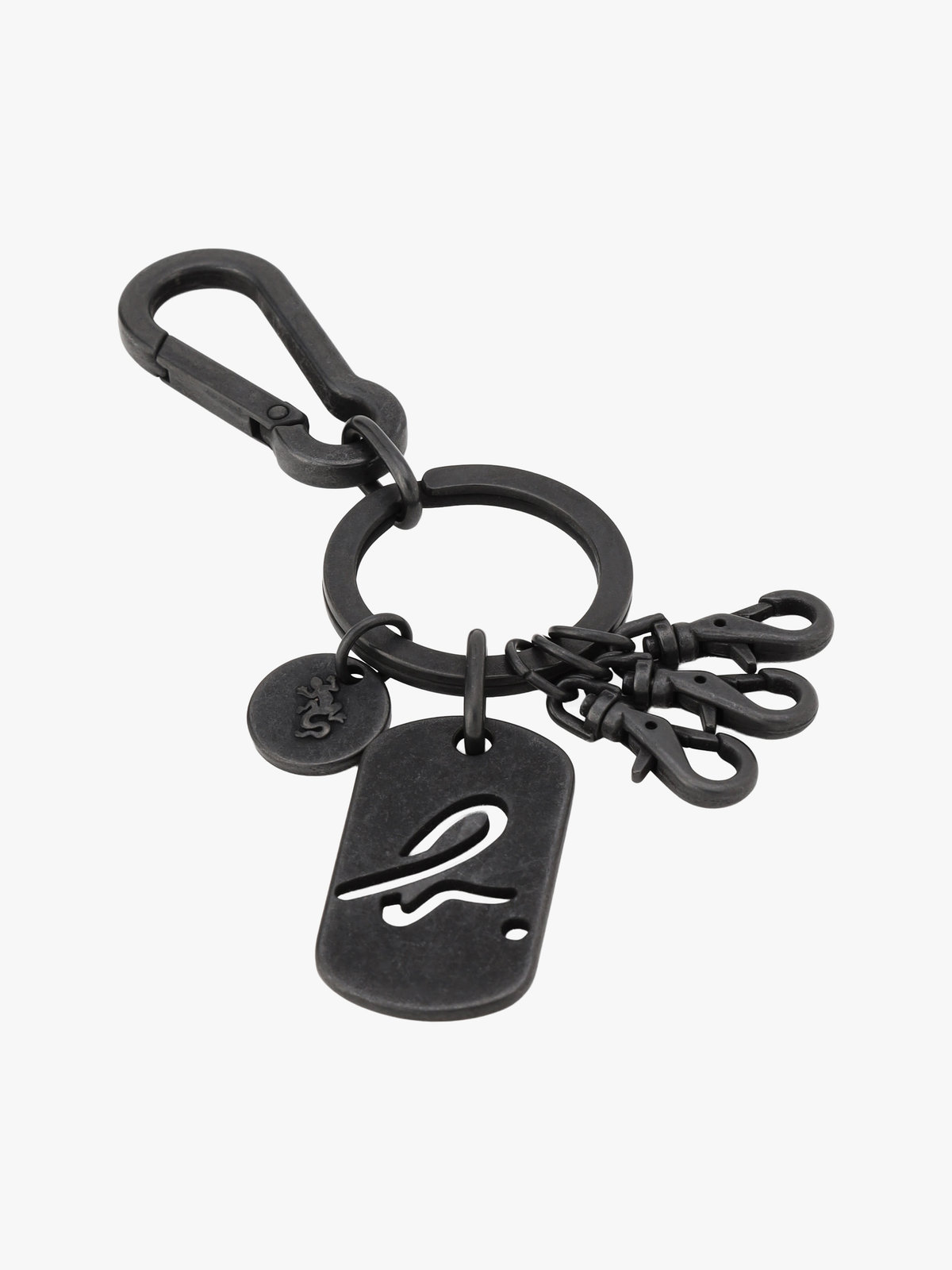 VOYAGE メンズ バッグ＆ウォレット キーホルダー ZH12B‐01 ブラック