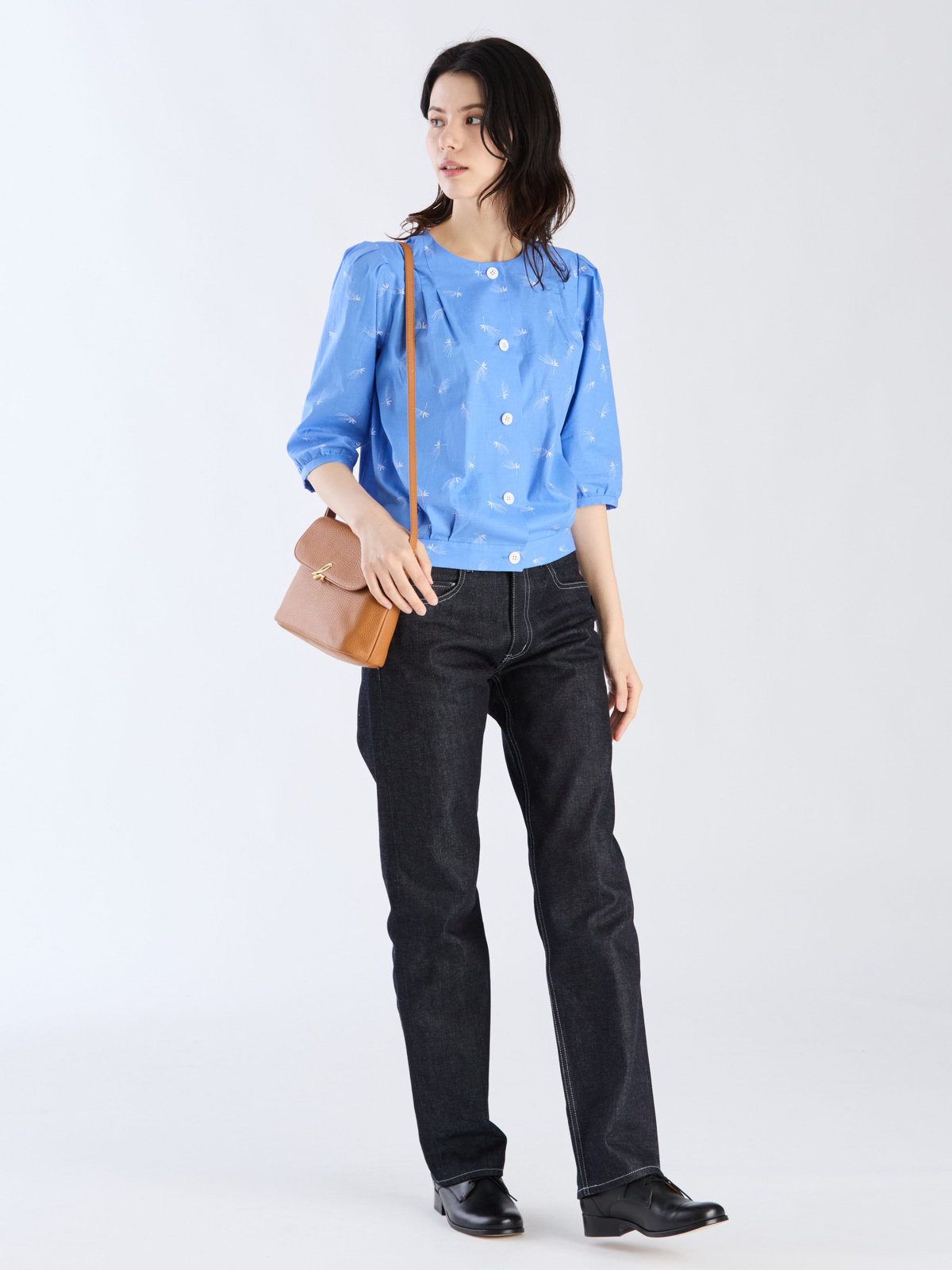 FEMME ウィメンズ IDQ9 CHEMISE ブラウス ネイビー