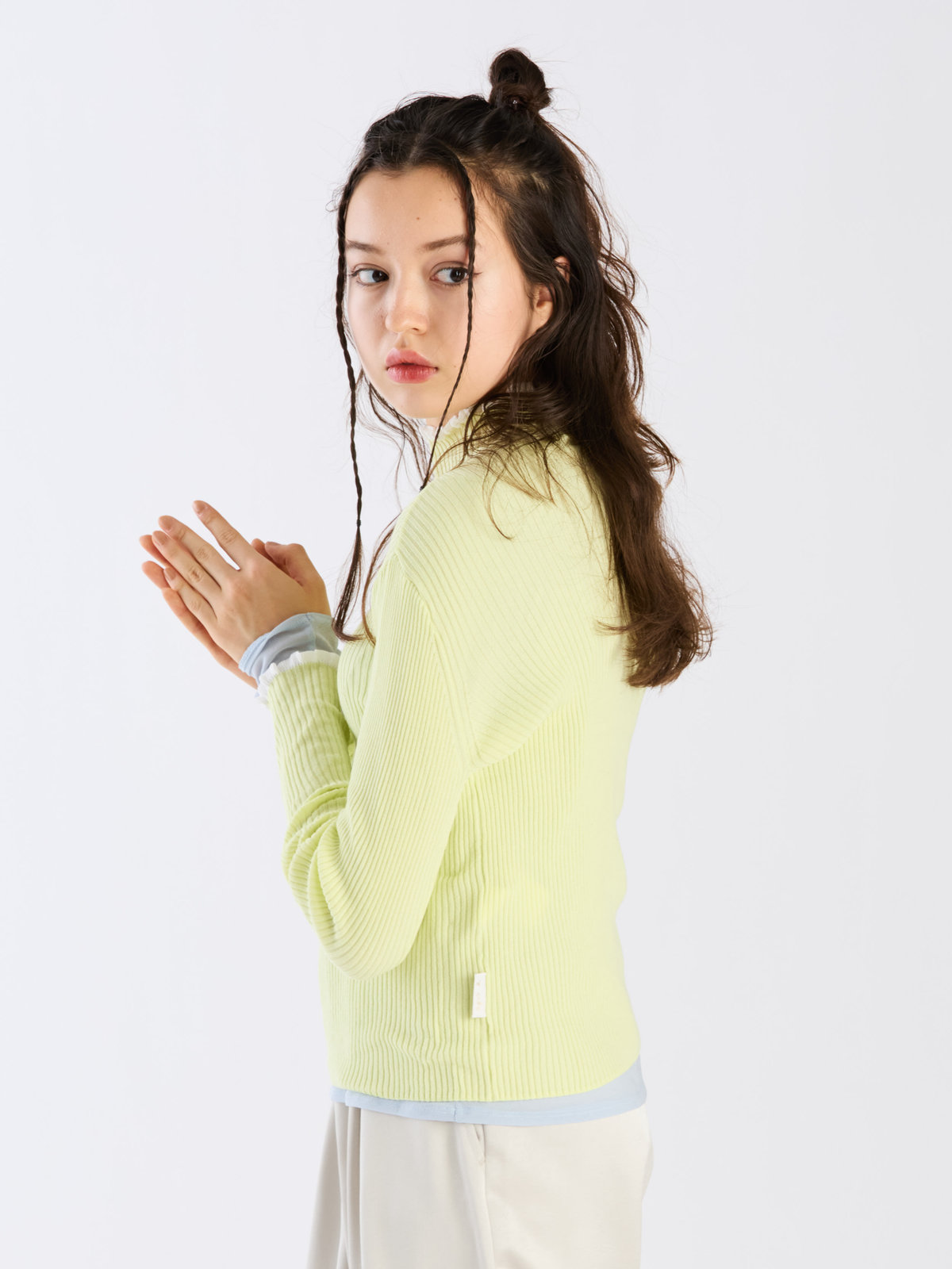 To b. by agnès b. 【Outlet】シアーリブタートル イエロー