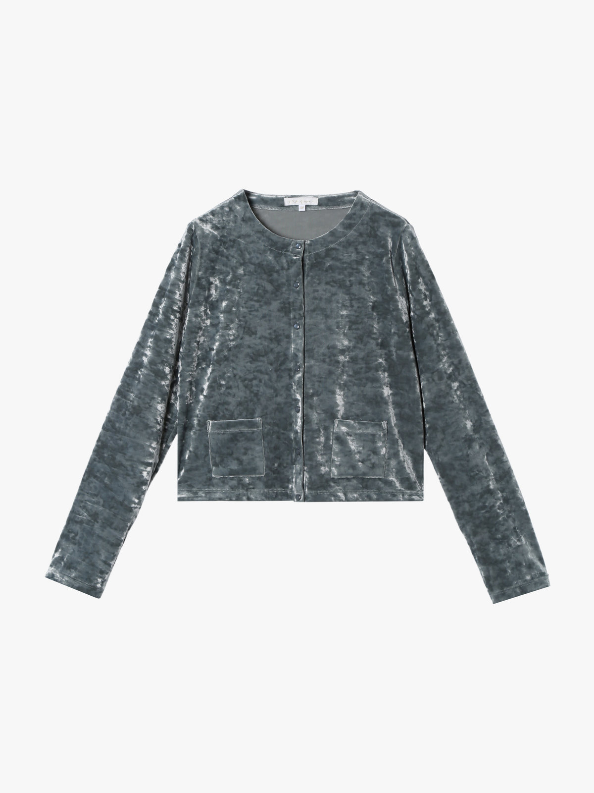 To b. by agnès b. 【Outlet】ベロア ジャージー カーディガン グリーン系その他