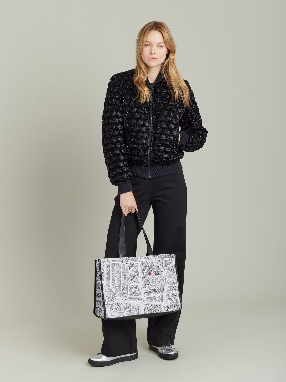 FEMME ウィメンズ 【Outlet】TV72 BLOUSON ブルゾン ブラック