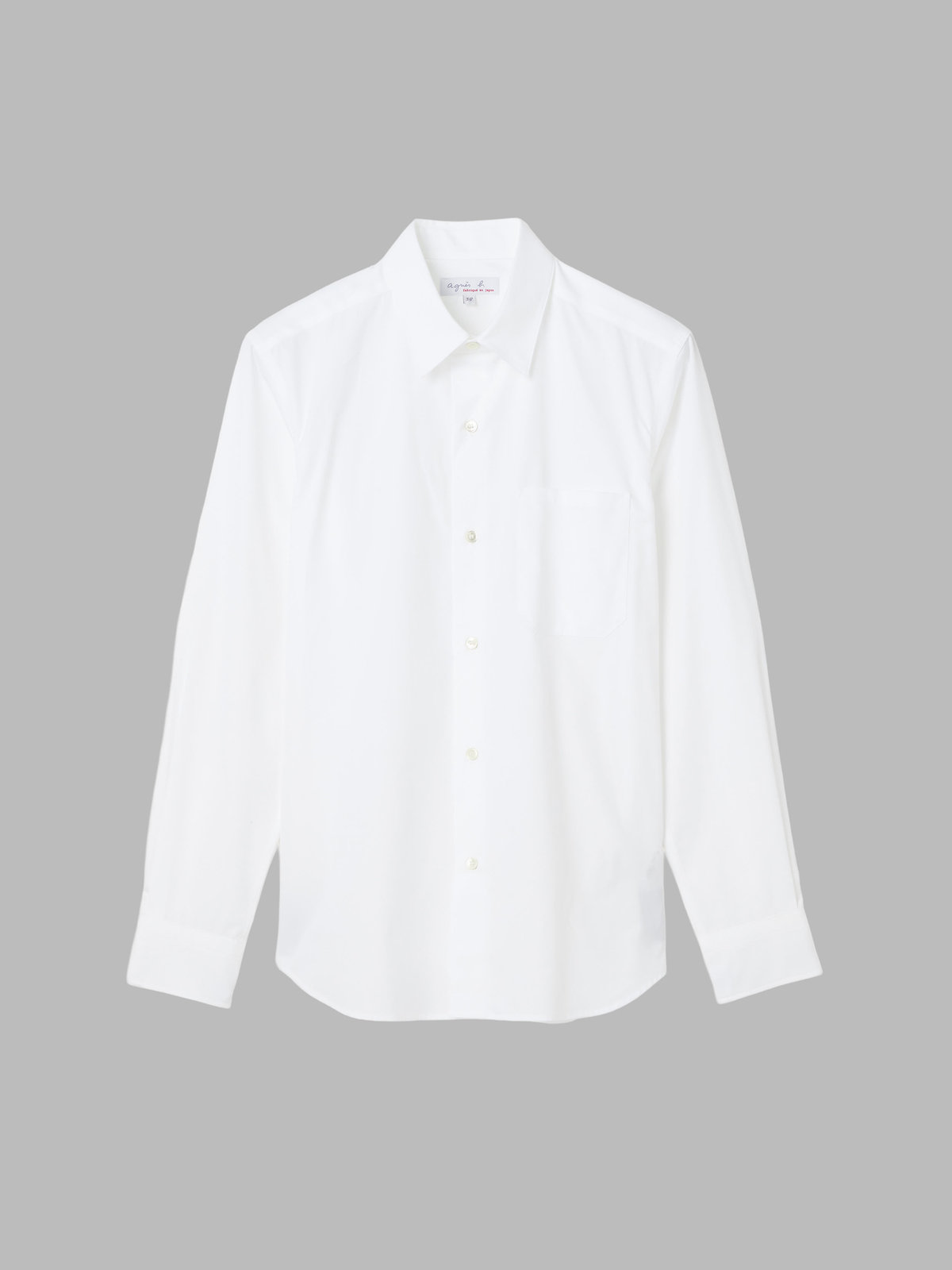 HOMME メンズ メンズ コットン 長袖 シャツ "Thomas" ホワイト