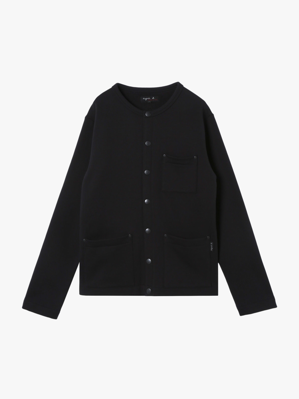 HOMME メンズ メンズ オーガニックコットン メルトン 長袖 カーディガンプレッション ”Khelian” ブルー系その他