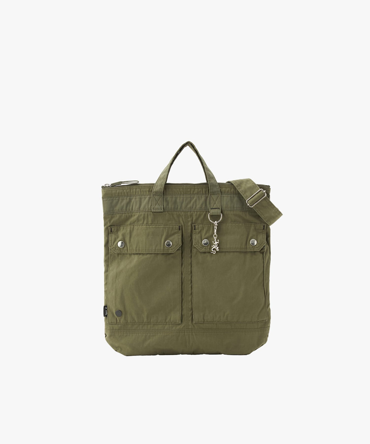 VOYAGE メンズ バッグ＆ウォレット agnes b. x POTR 2way ヘルメットバッグ   POTR01-01 カーキ