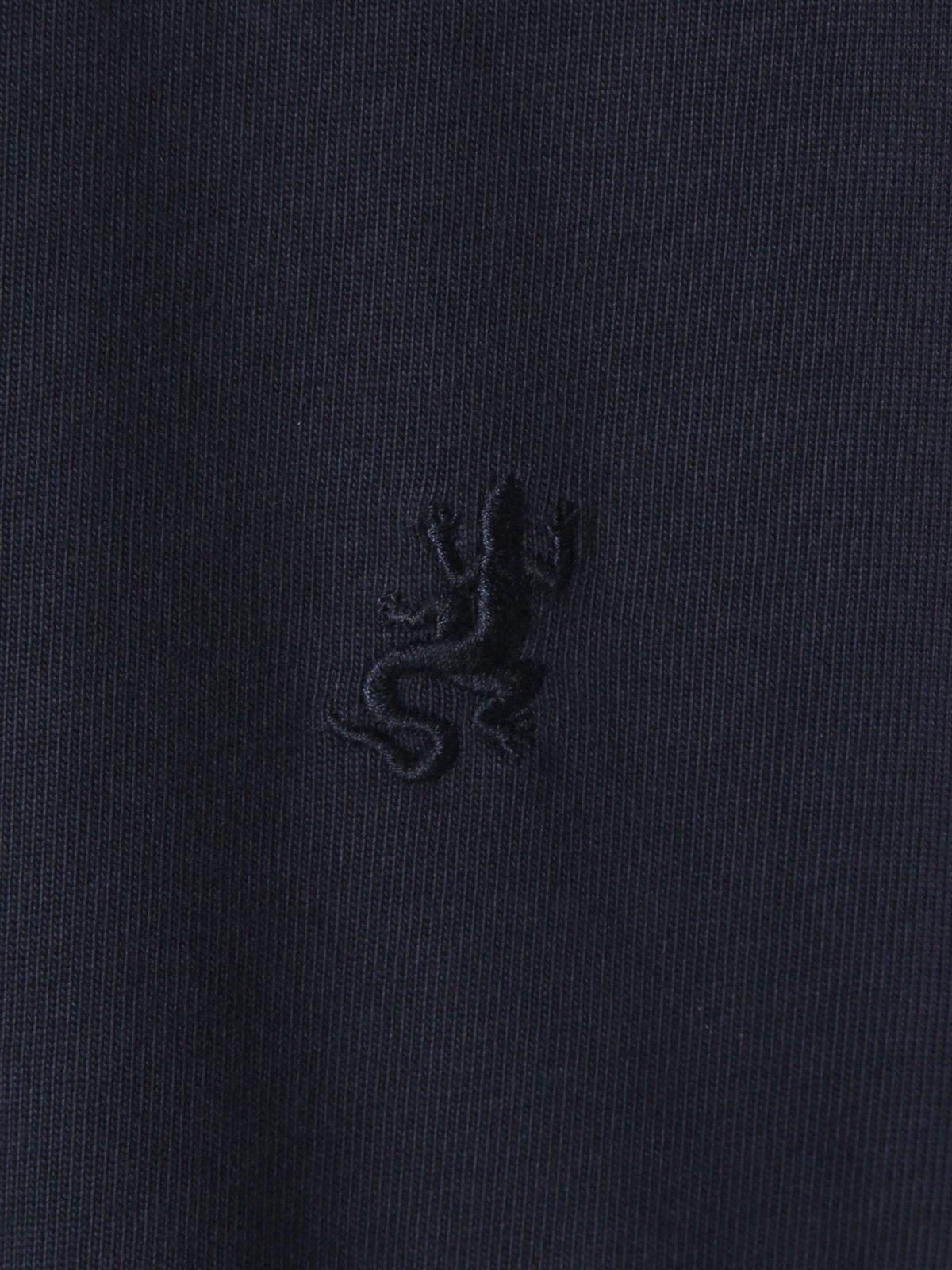 HOMME メンズ メンズ 刺繍 コットン 半袖 Tシャツ ”Lezard” ブルー系その他