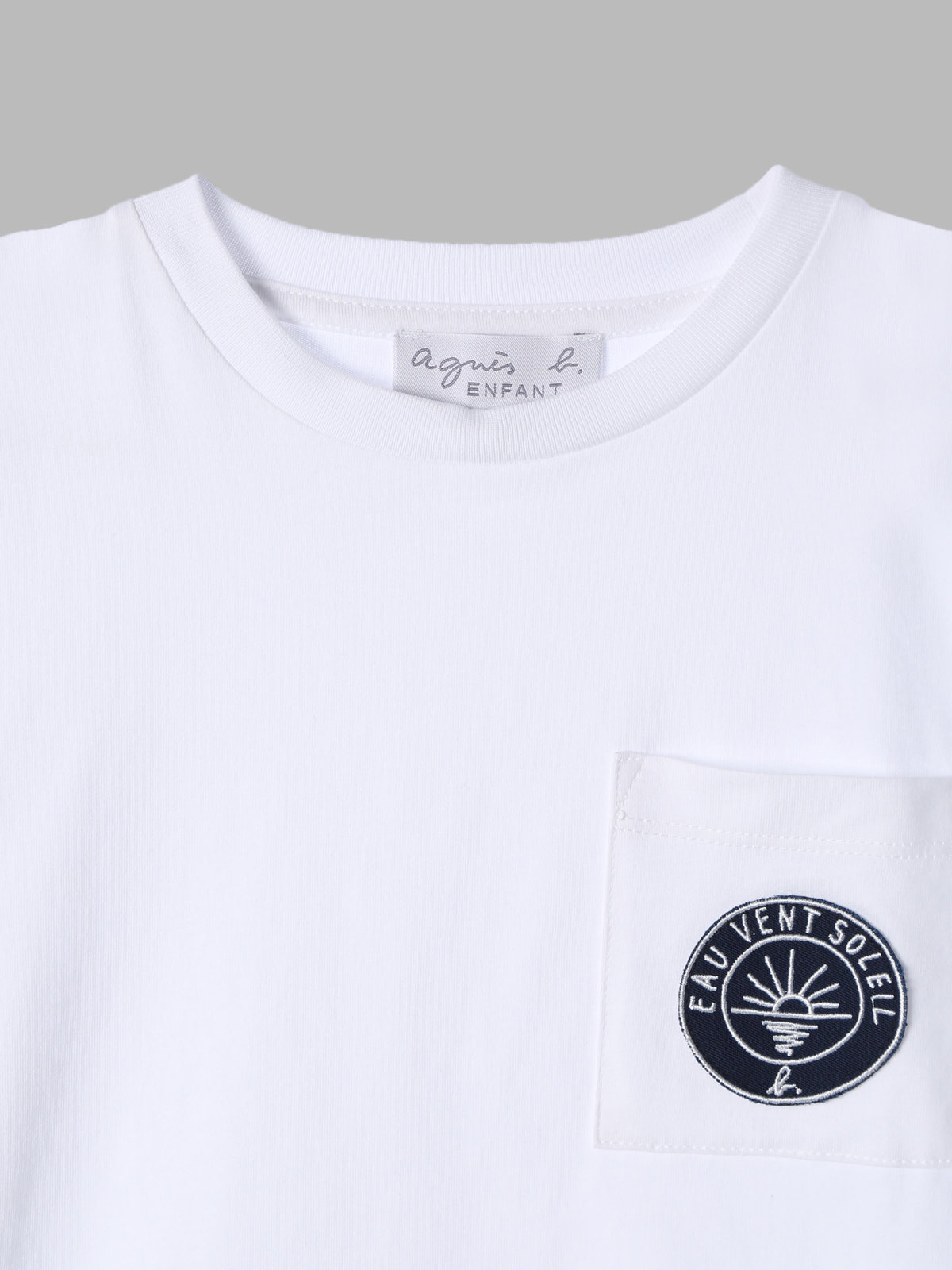 ENFANT ユニセックス JIB4 E TS キッズ Tシャツ ホワイト