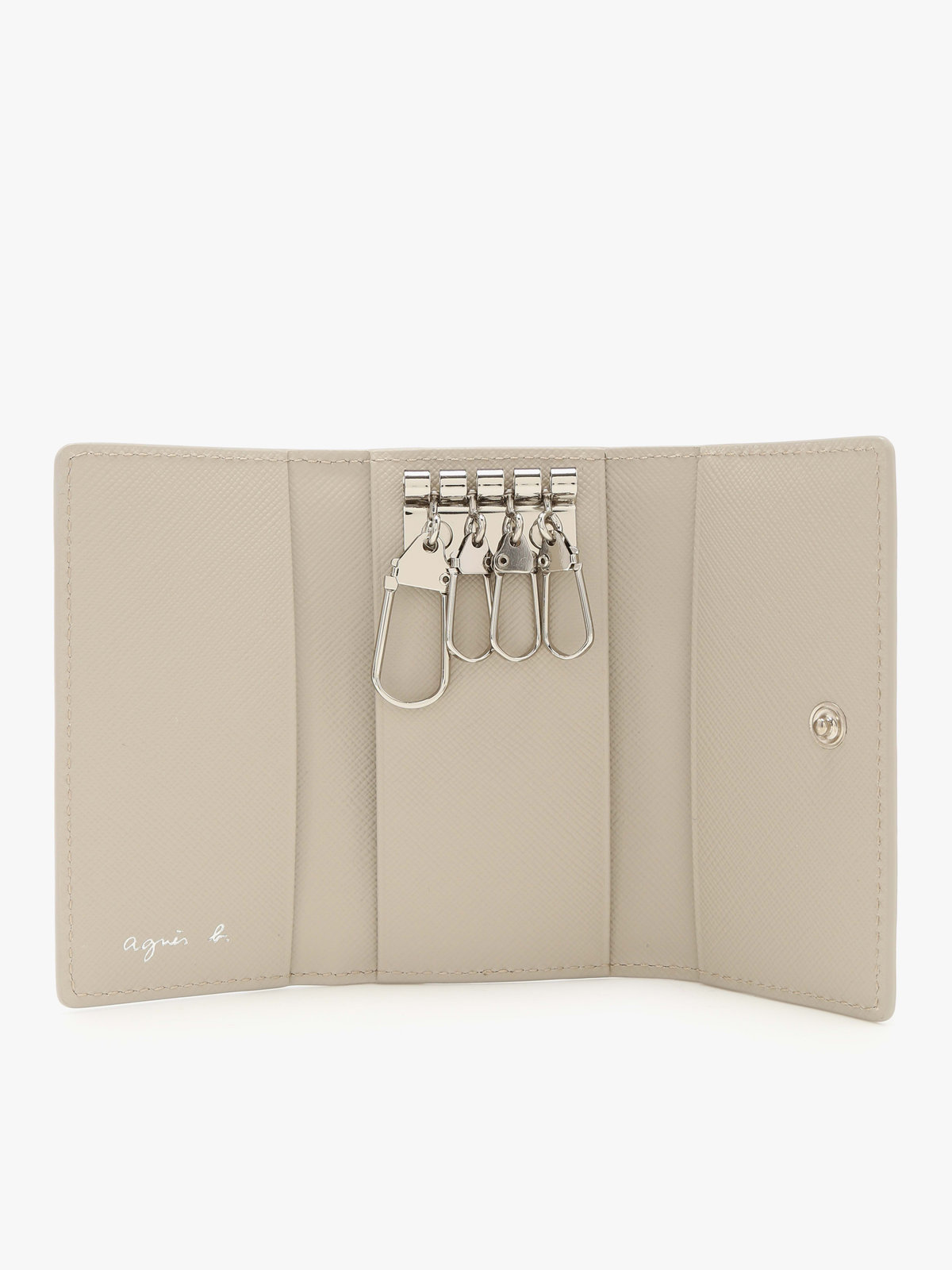 VOYAGE メンズ バッグ＆ウォレット レザーキーケース”Simon” MH18-03 ベージュ