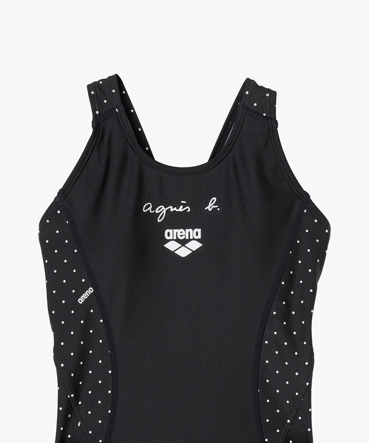 FEMME ウィメンズ agnes b. x arena フィットネスワンピーススパッツ 水着 ブラック