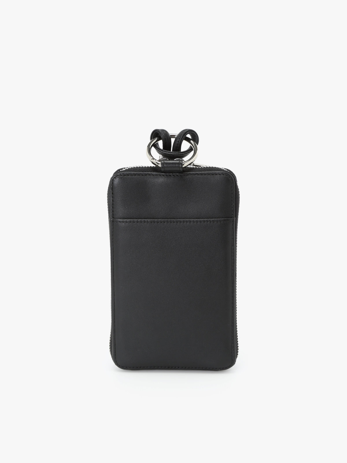 To b. by agnès b. レザー マルチポシェット ブラック