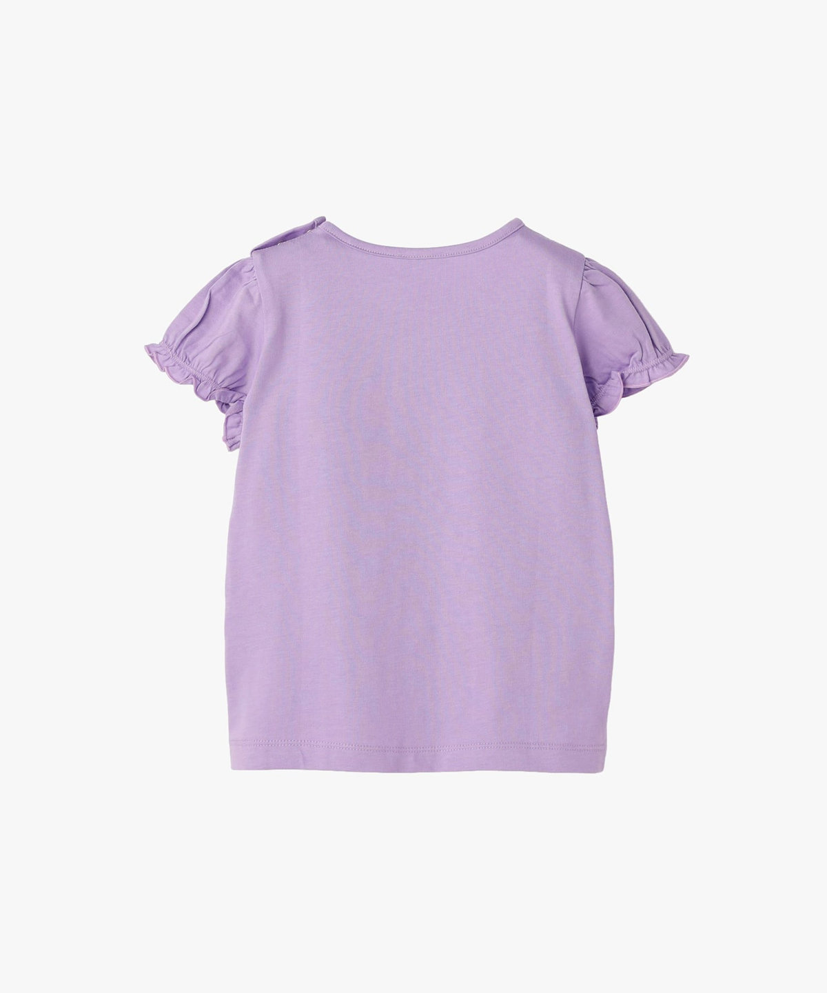 ENFANT ベビー ベビー ロゴ ボーダー プリント コットン 半袖 Tシャツ "Heart" パープル系その他