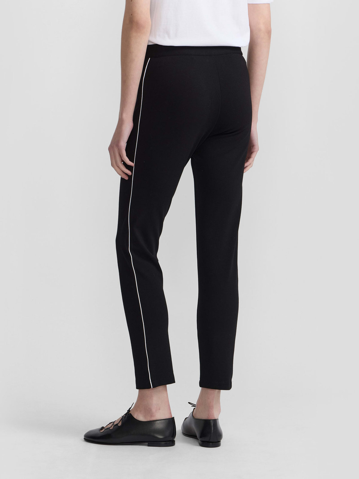 FEMME ウィメンズ ジャージー クロップドパンツ ブラック