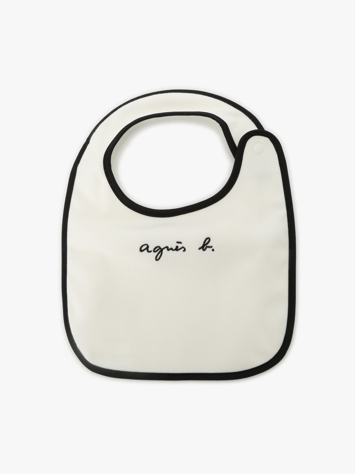 ENFANT ベビー ベビー ロゴ コットン スタイ ブラック