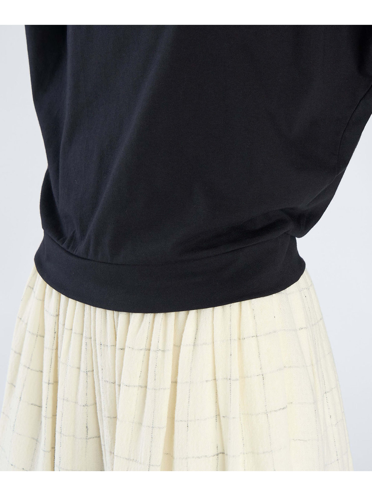 FEMME ウィメンズ 【Outlet】コットン 五分袖 Tシャツ "Davida" ブルー系その他